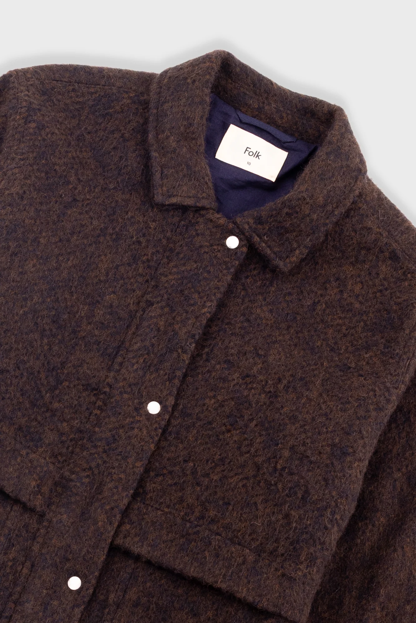 Blouson - Navy Espresso Wool - Image 5