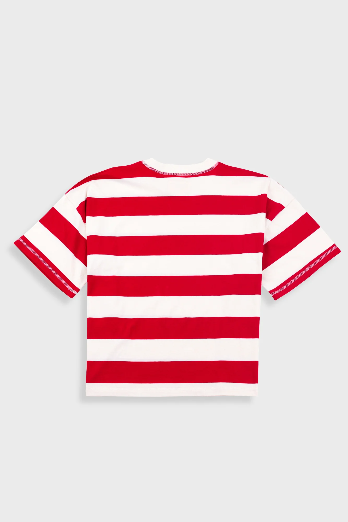 Boyfriend T-Shirt - Carnation Stripe - Image 9