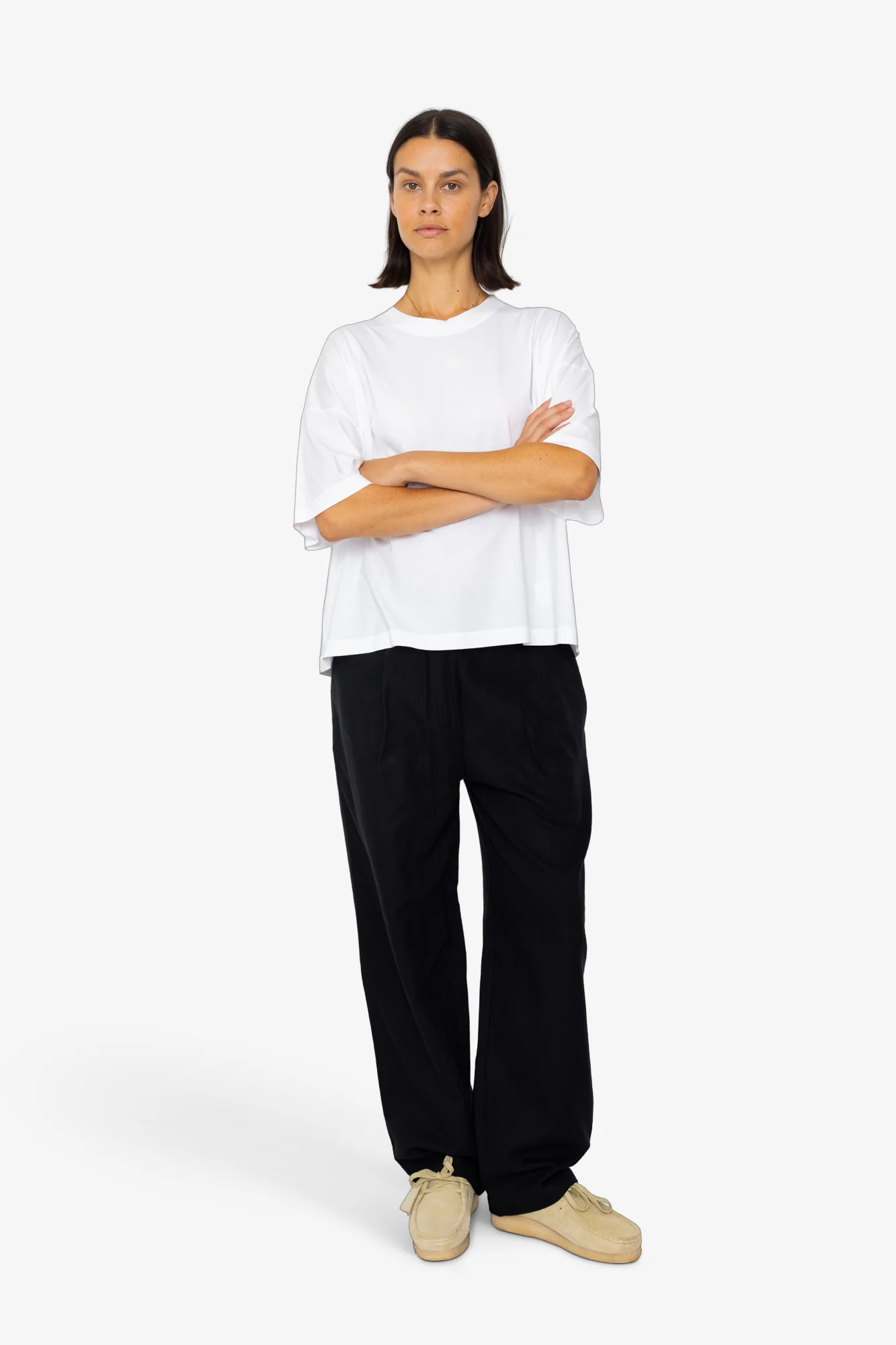 Boyfriend T-Shirt - Graphic White - Image 8
