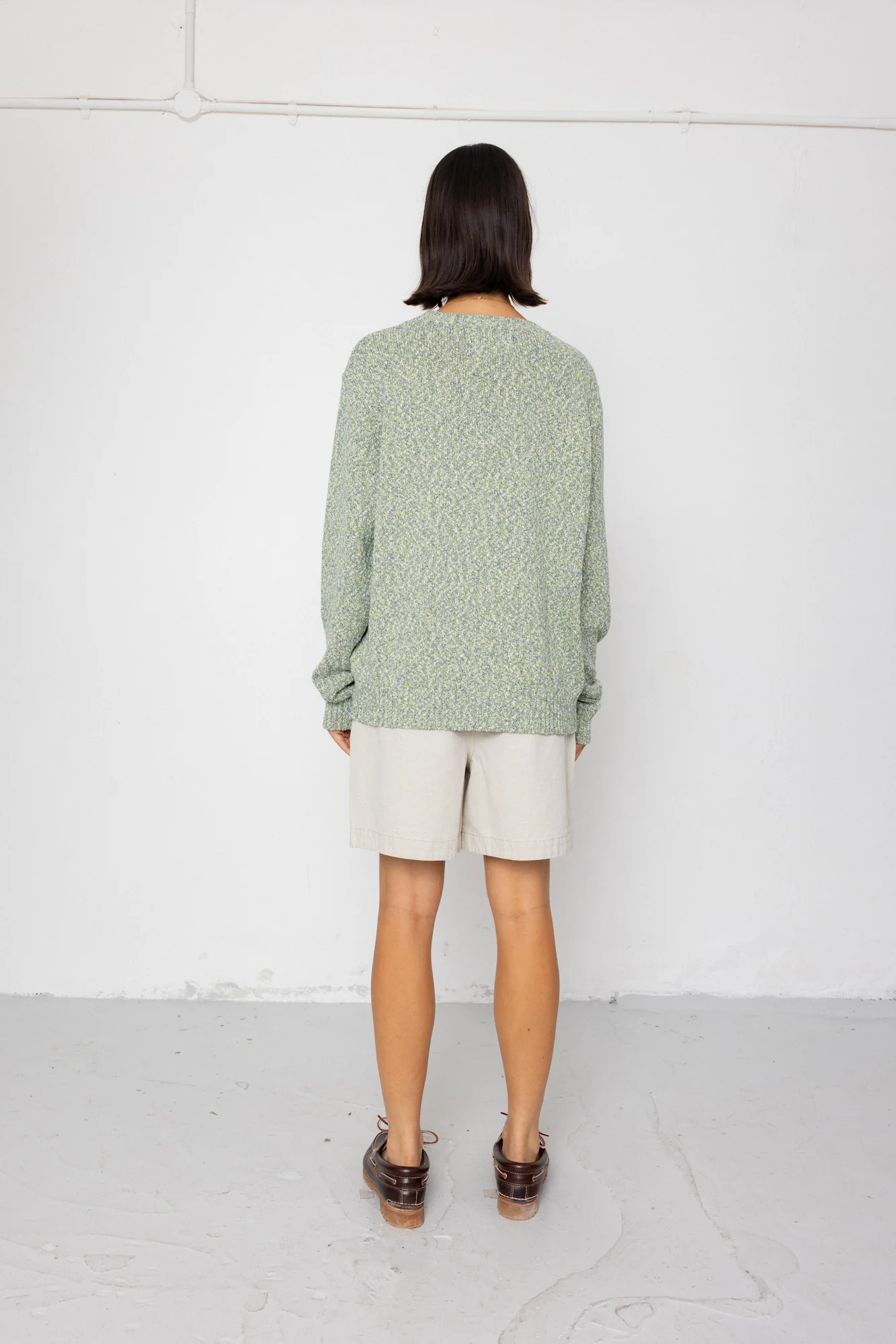 Chain Crew Jumper - Citron Mix - Image 7