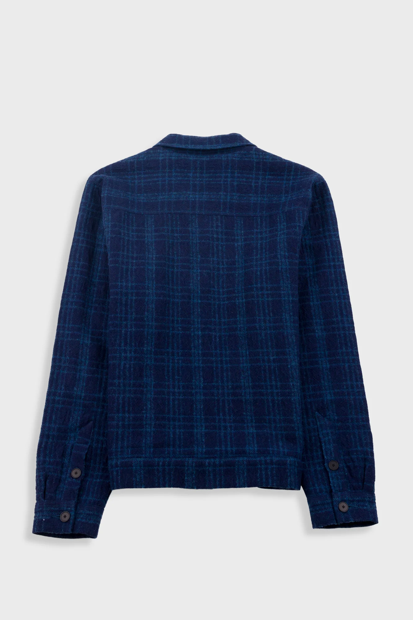 Chain Jacket - Indigo Textured Check - Image 9