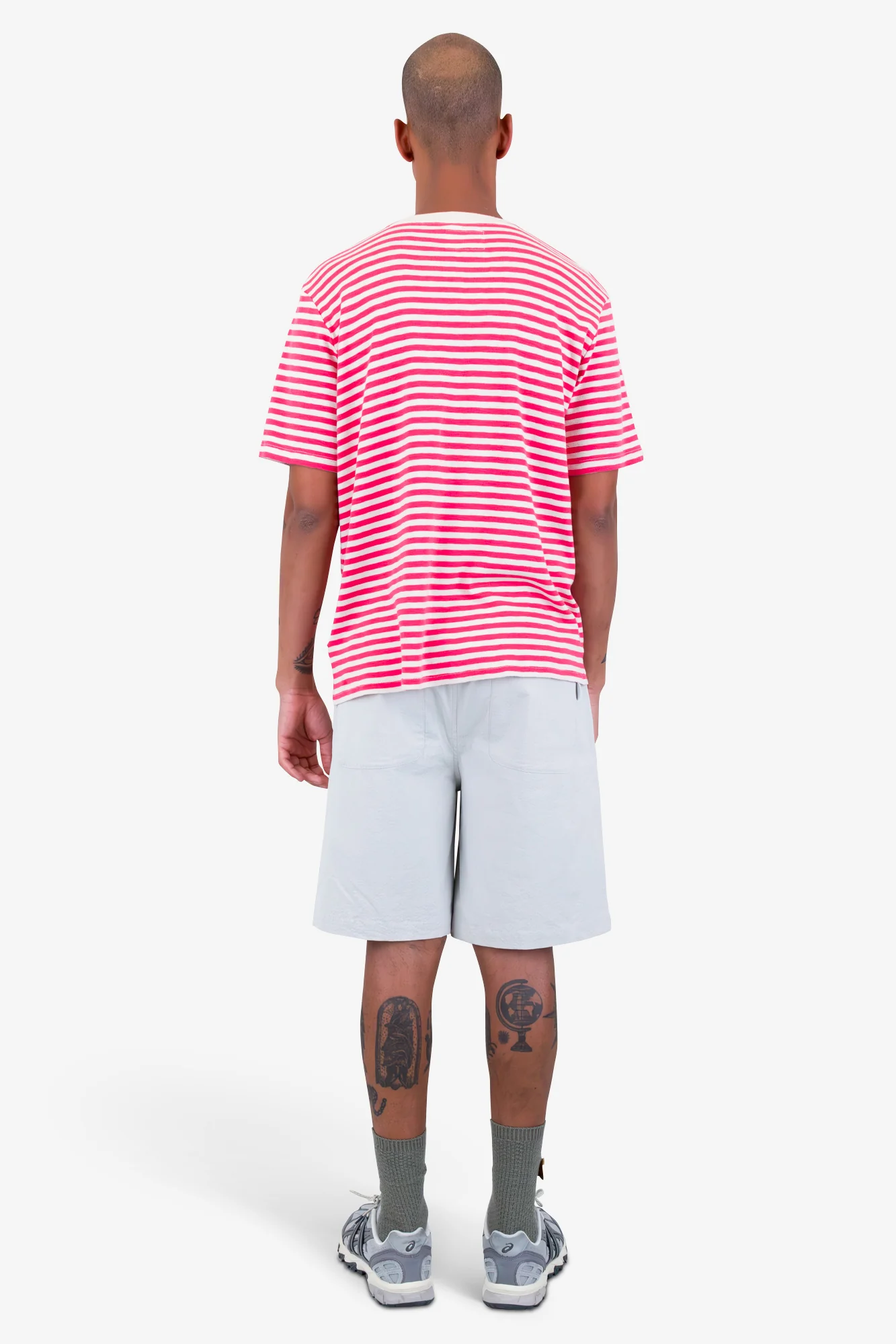 Classic Striped T-Shirt - Raspberry Stripe - Image 10