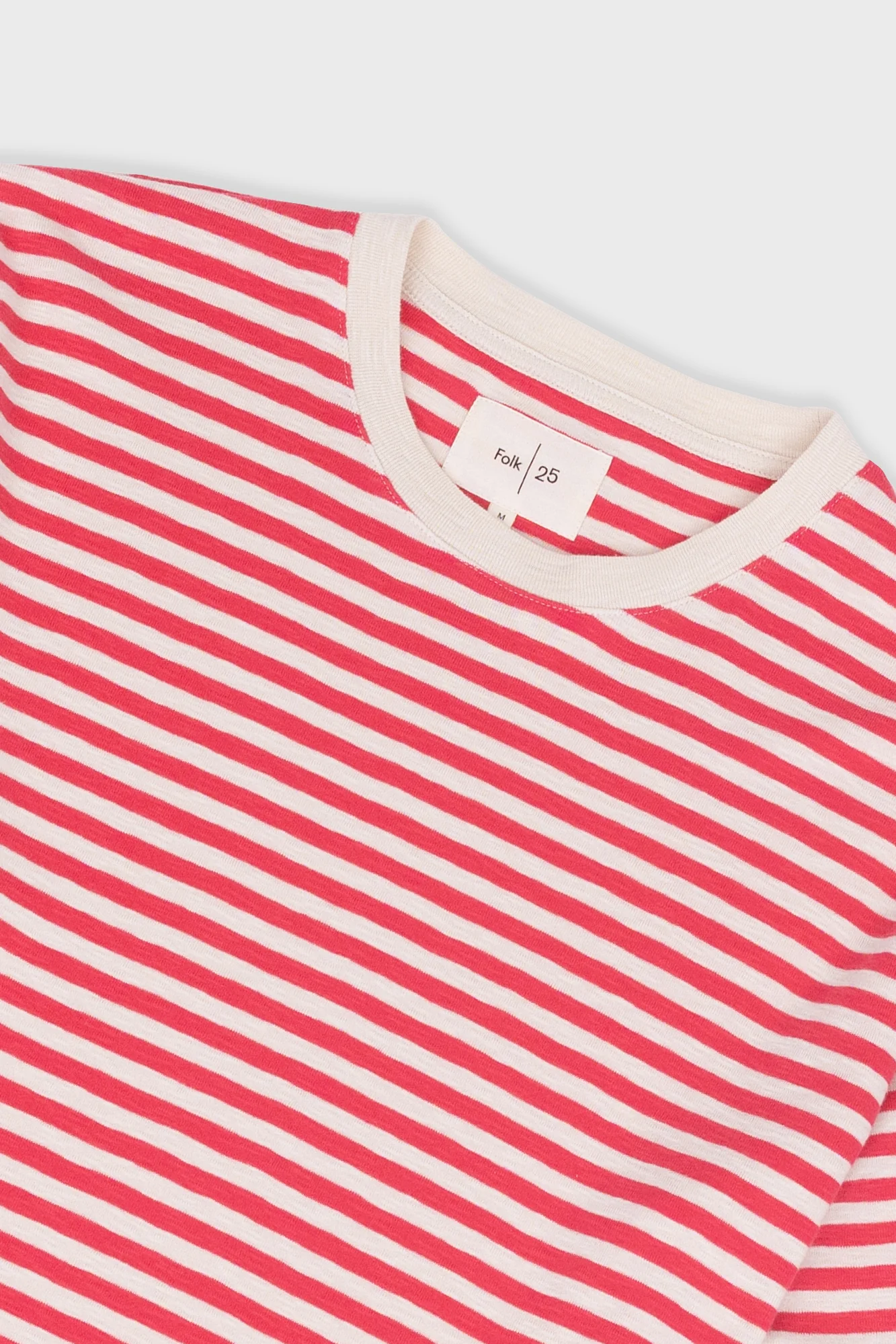 Classic Striped T-Shirt - Raspberry Stripe - Image 5