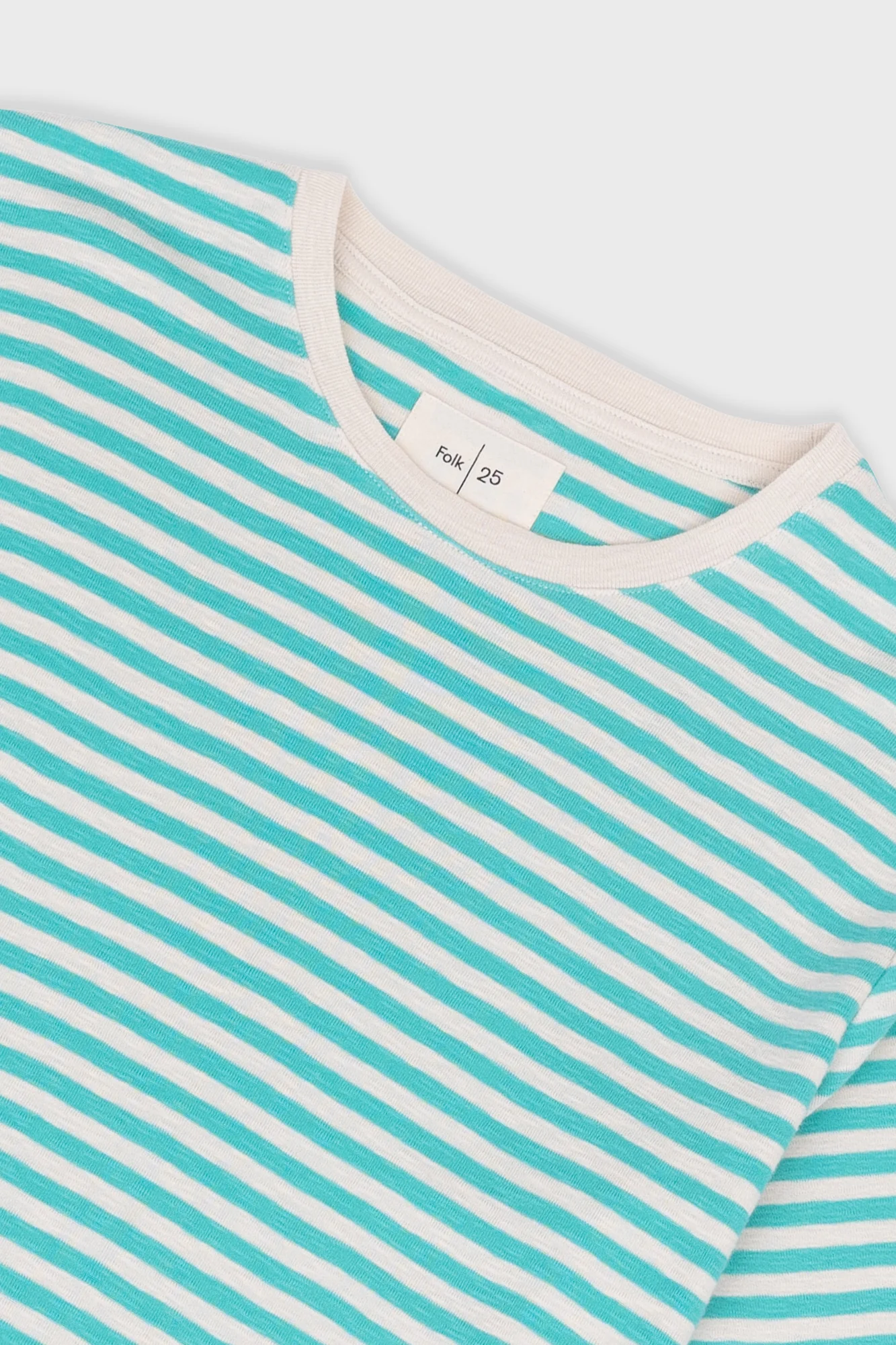 Classic Striped T-Shirt - Tropical Green Stripe - Image 5