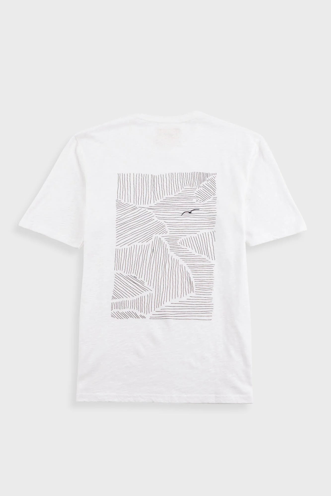 Contrast Sleeve T-Shirt - Seagull Stripe - Image 3
