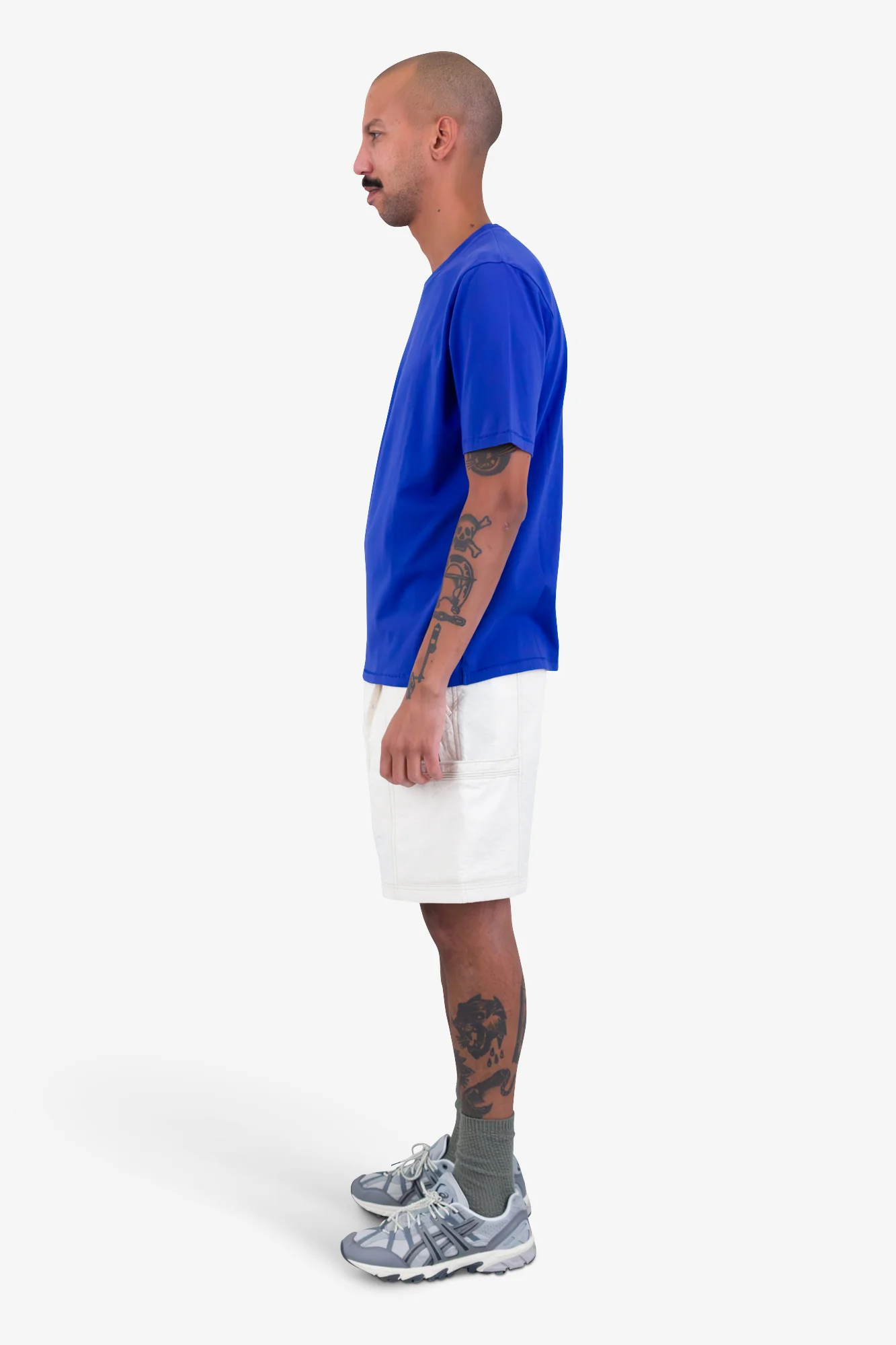 Contrast Sleeve T-Shirt - Ultraviolet - Image 4