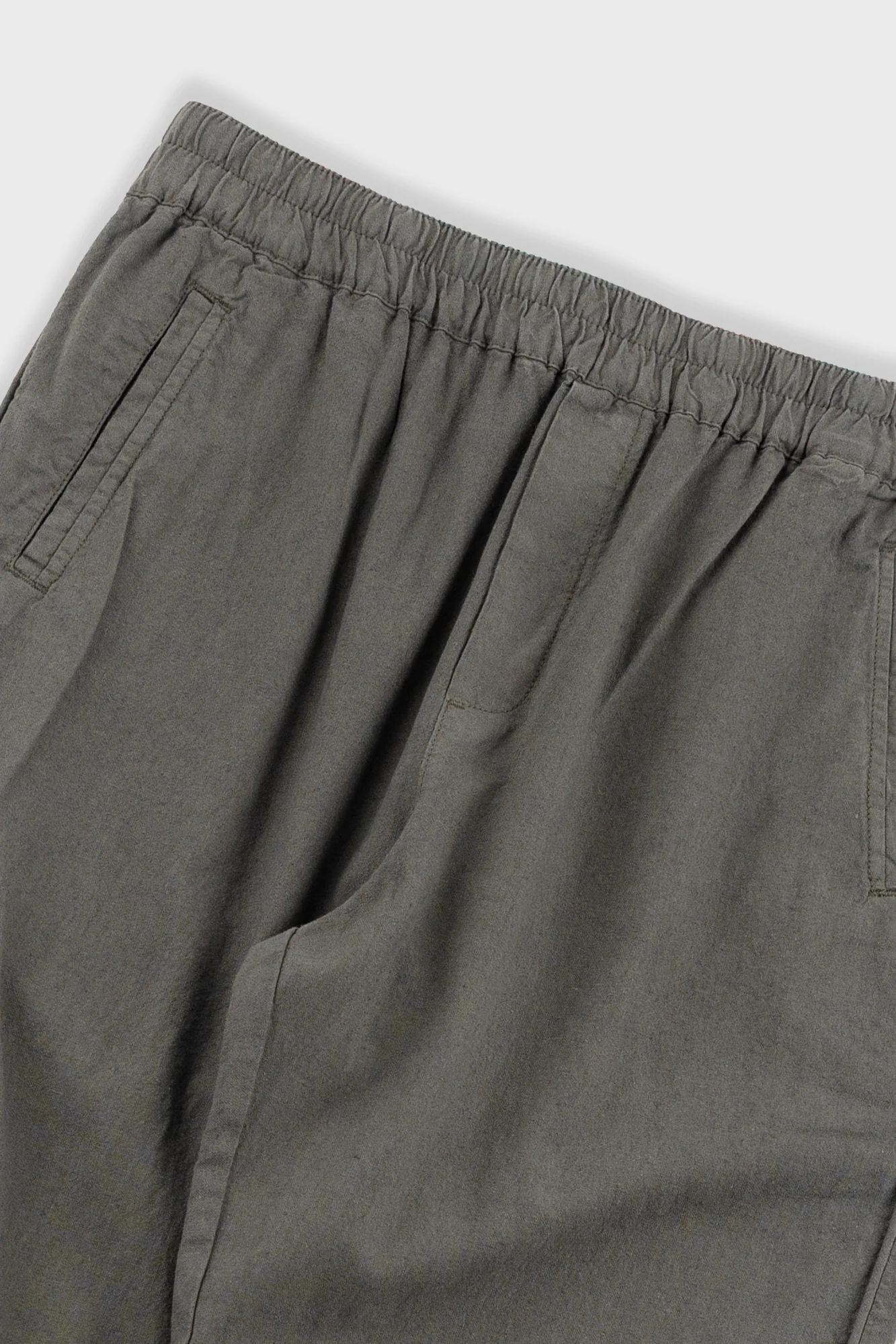 Cotton Linen Trouser - Dark Sage - Image 4