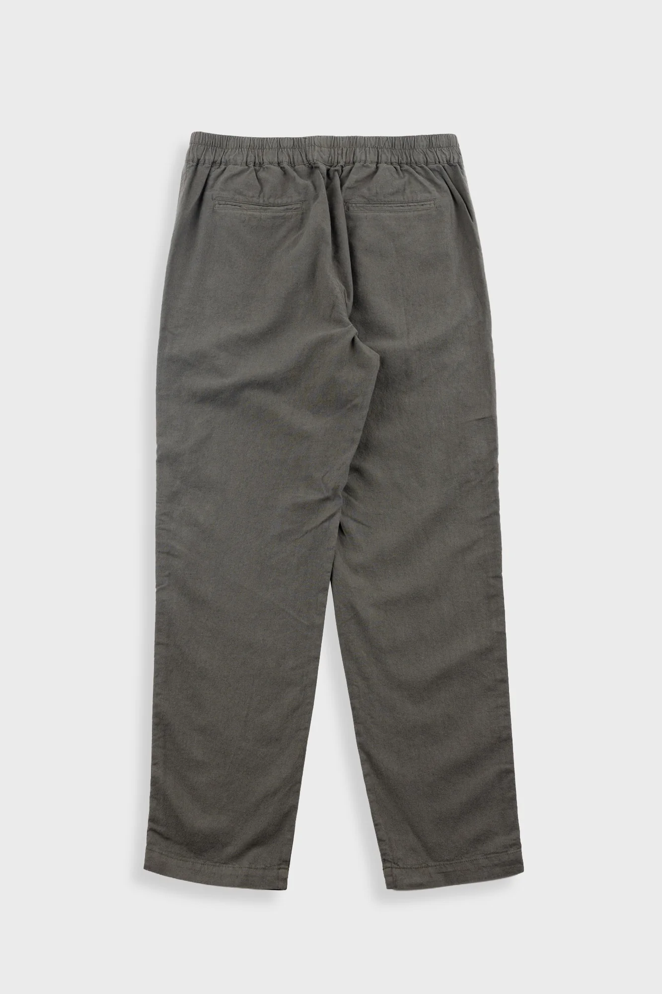 Cotton Linen Trouser - Dark Sage - Image 5
