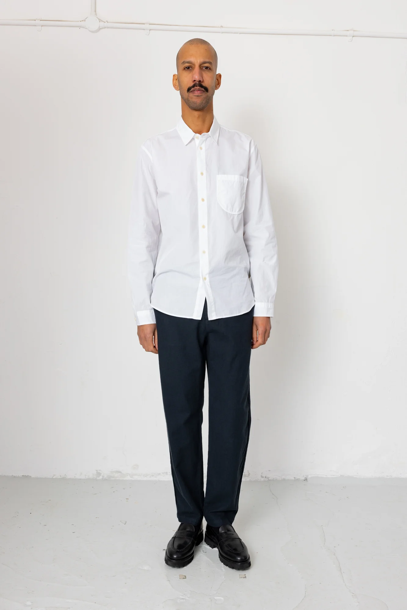 Cotton Linen Trouser - Soft Black - Image 2