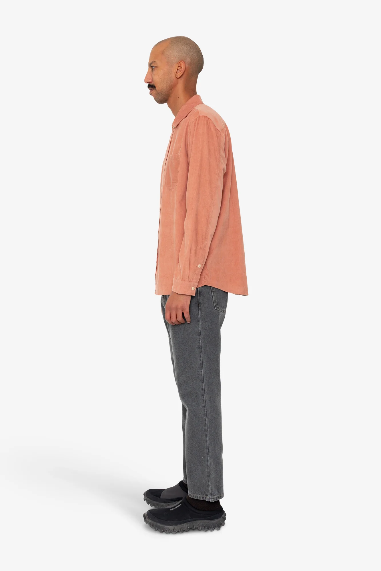 Direction Babycord Shirt - Dusty Pink - Image 4