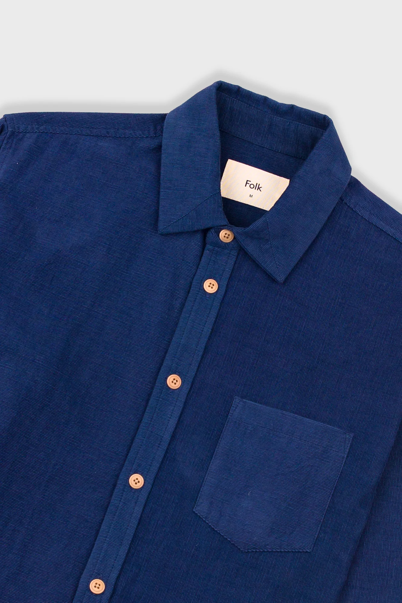 Direction Babycord Shirt - Washed Ink - Image 5