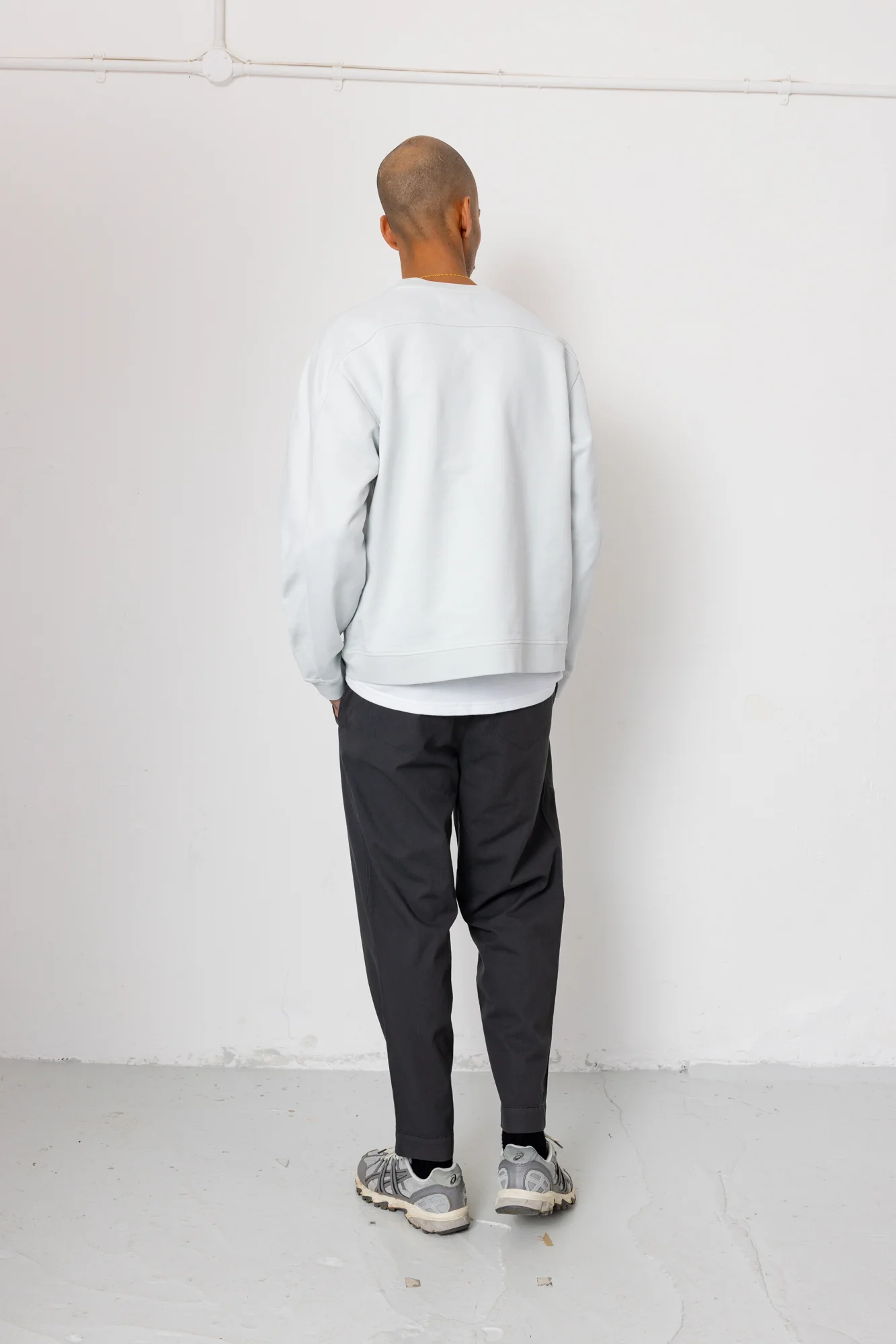Drawcord Assembly Pant - Soft Black Ministripe - Image 7