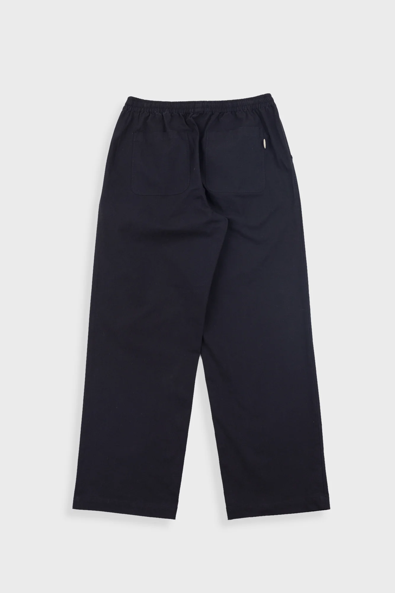 Drawcord Loose Trouser - Black Ripstop - Image 10