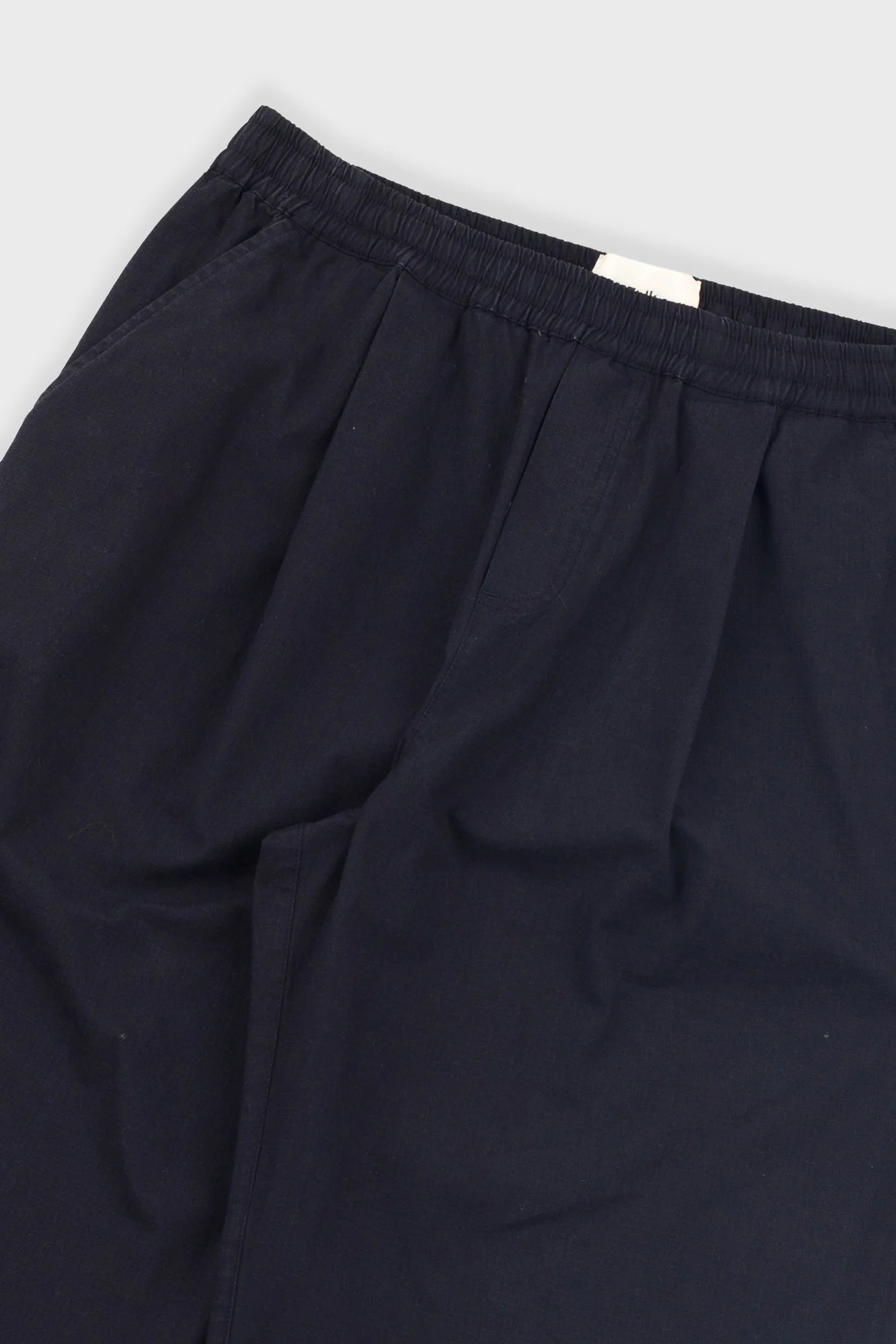 Drawcord Loose Trouser - Black Ripstop - Image 5