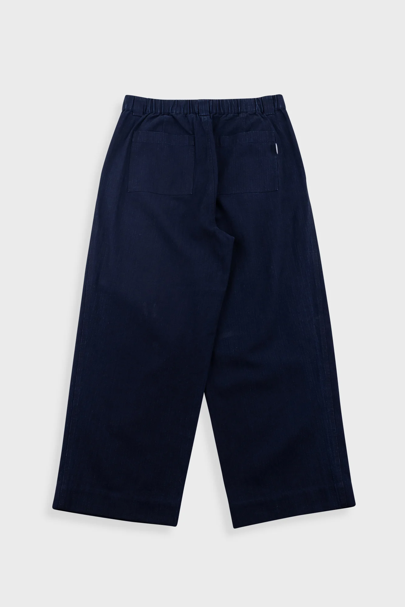 Easy Fit Trouser - Deep Indigo Herringbone - Image 11