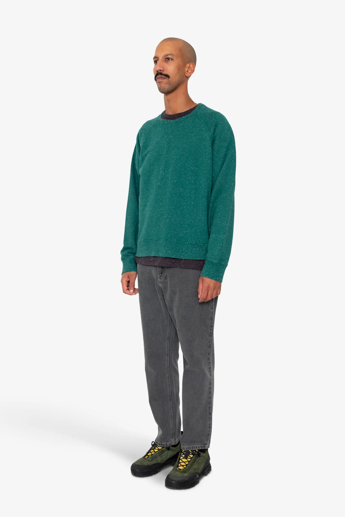 Engineered Raglan Sweat - Phthalo Green - Image 3