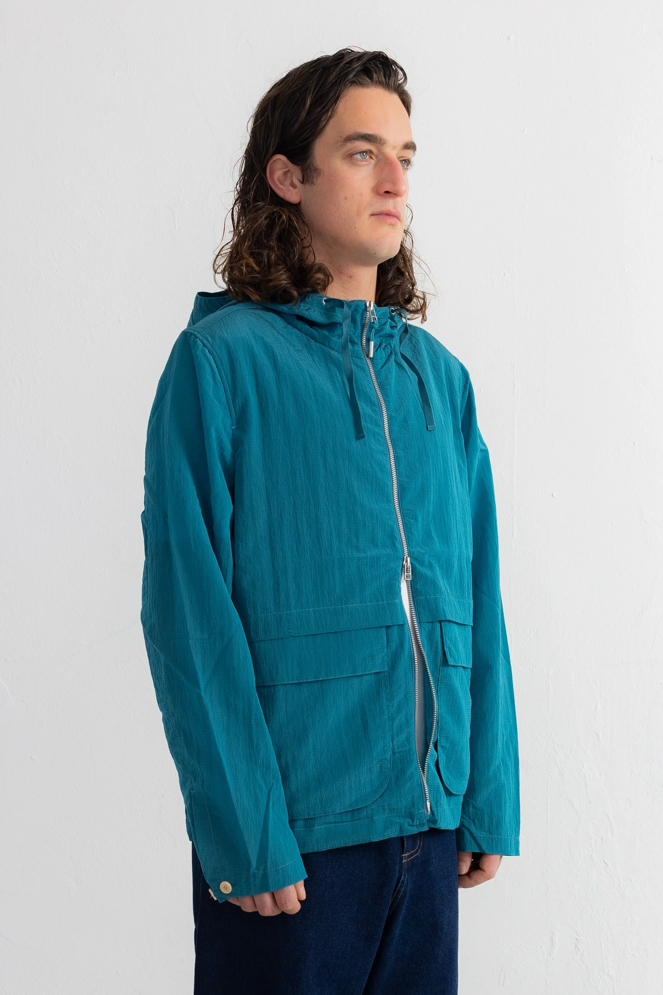 Featherweight Jacket - Ocean Blue Mini Ripstop - Image 5