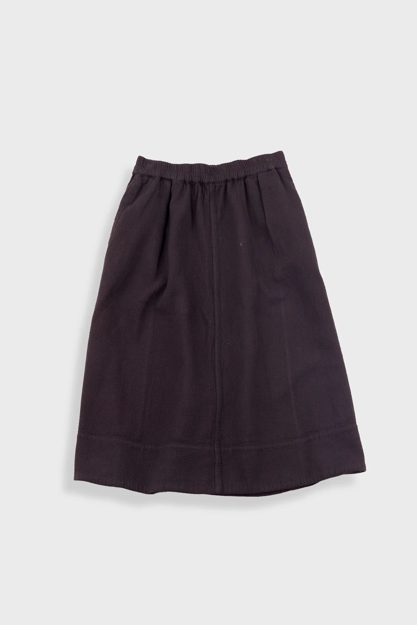 Full Seam Skirt - Black Small Basket Weave