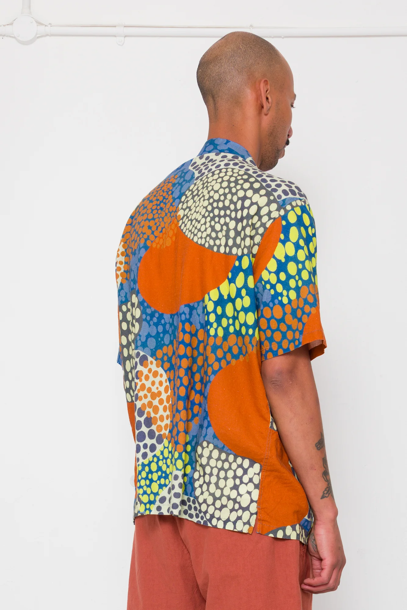 Gabe Shirt - Dot Print Red Multi - Image 3