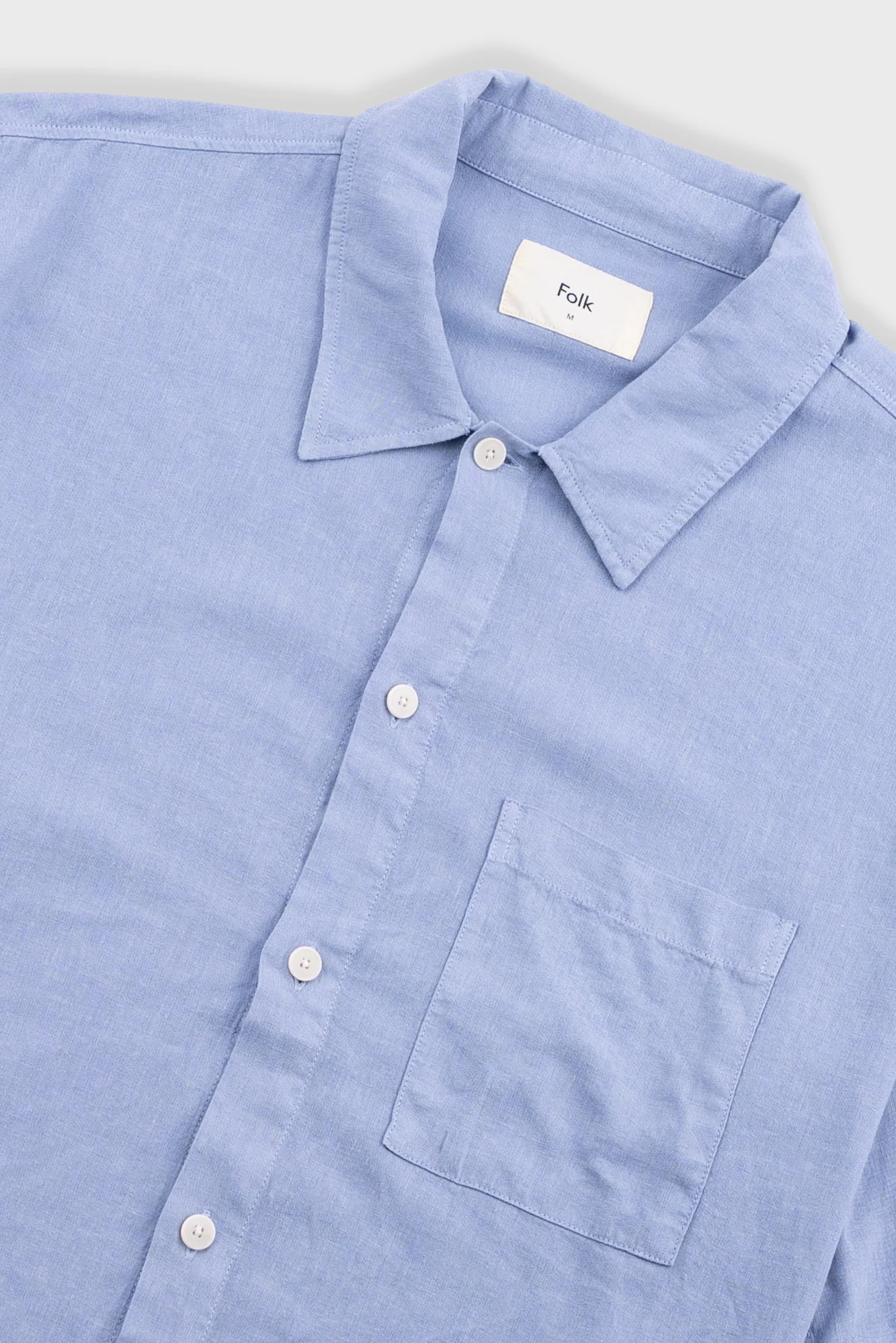 Gabe Shirt - Soft Blue - Image 5