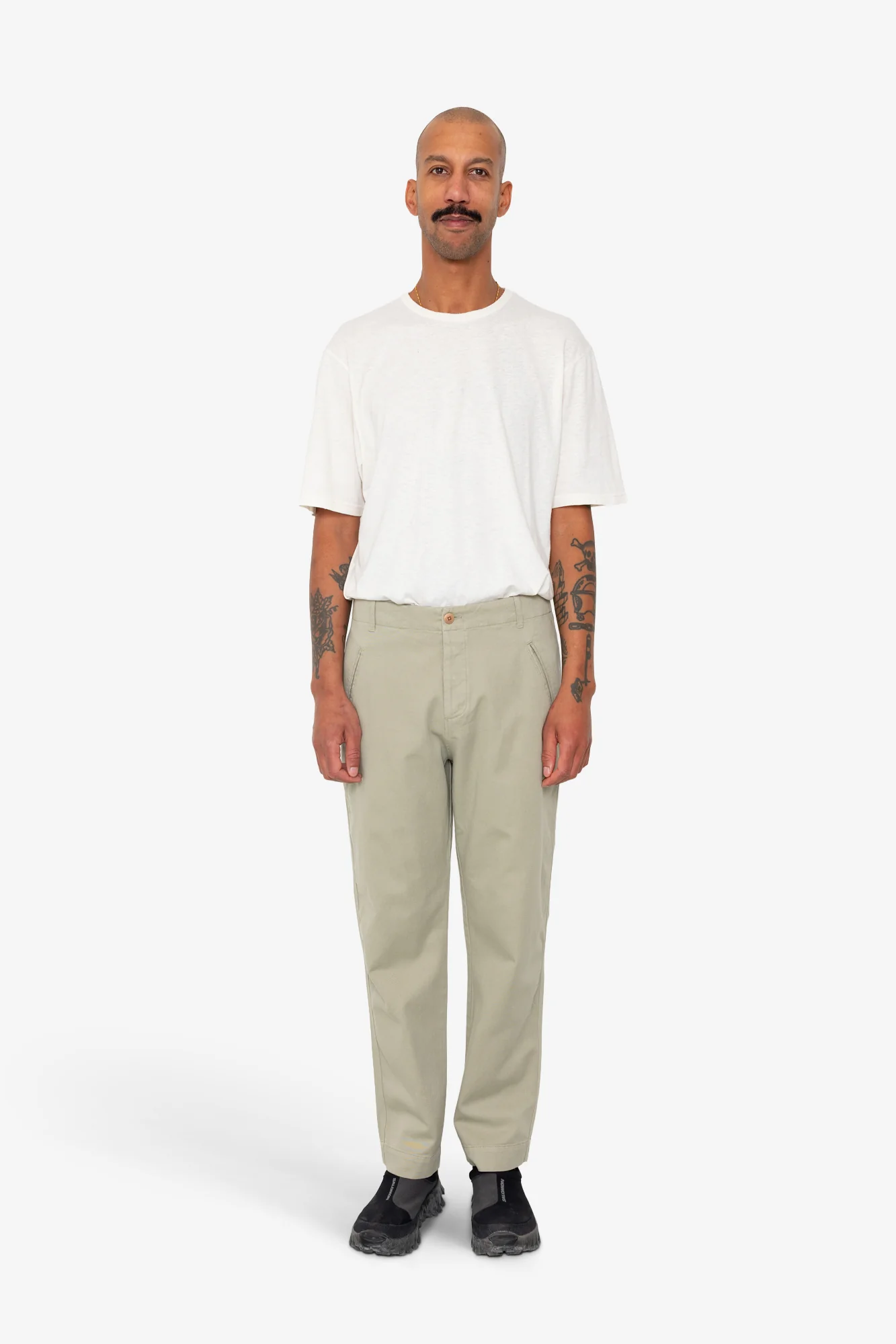Lean Assembly Pant - Light Olive Brushed Twill - Image 2