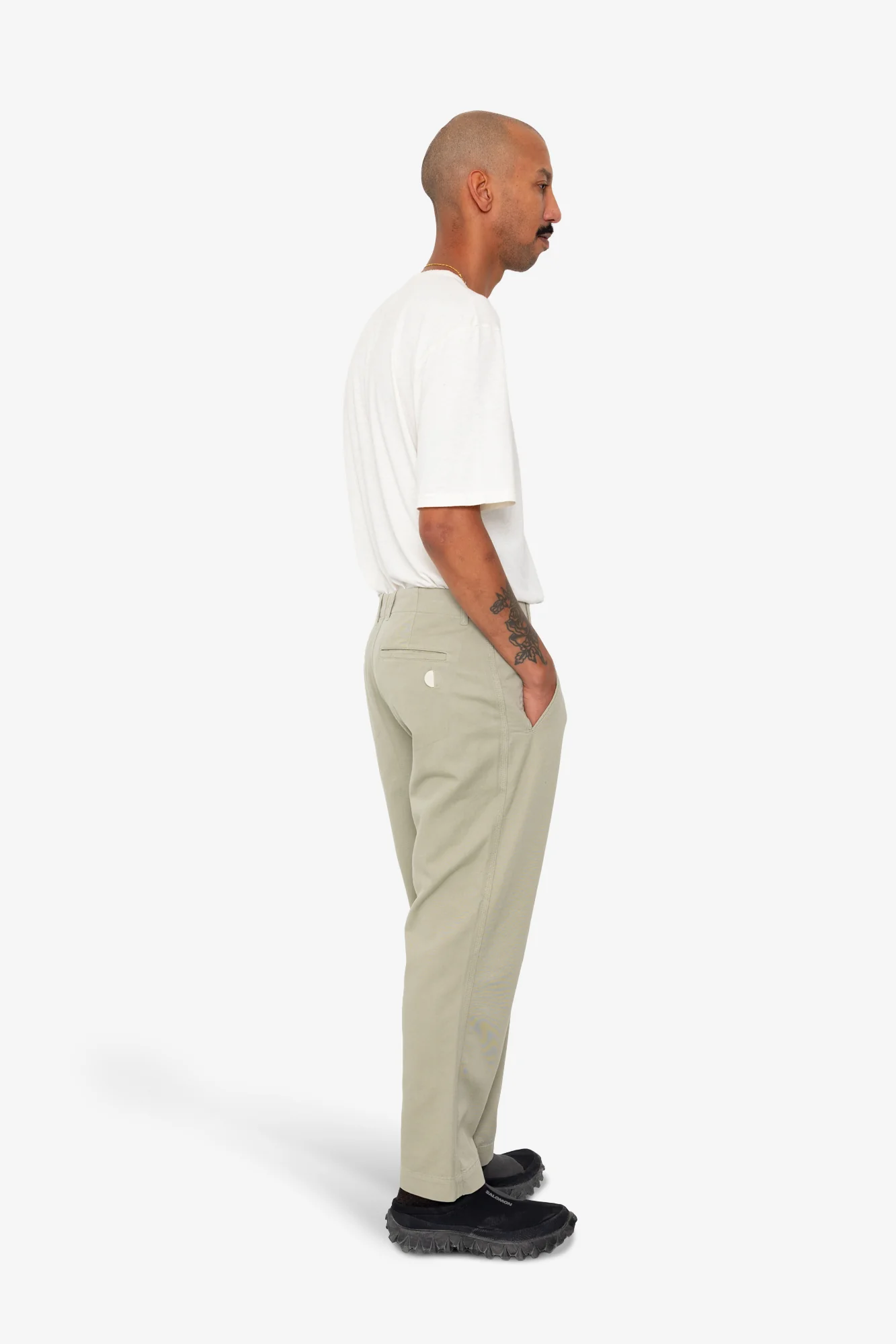 Lean Assembly Pant - Light Olive Brushed Twill - Image 6