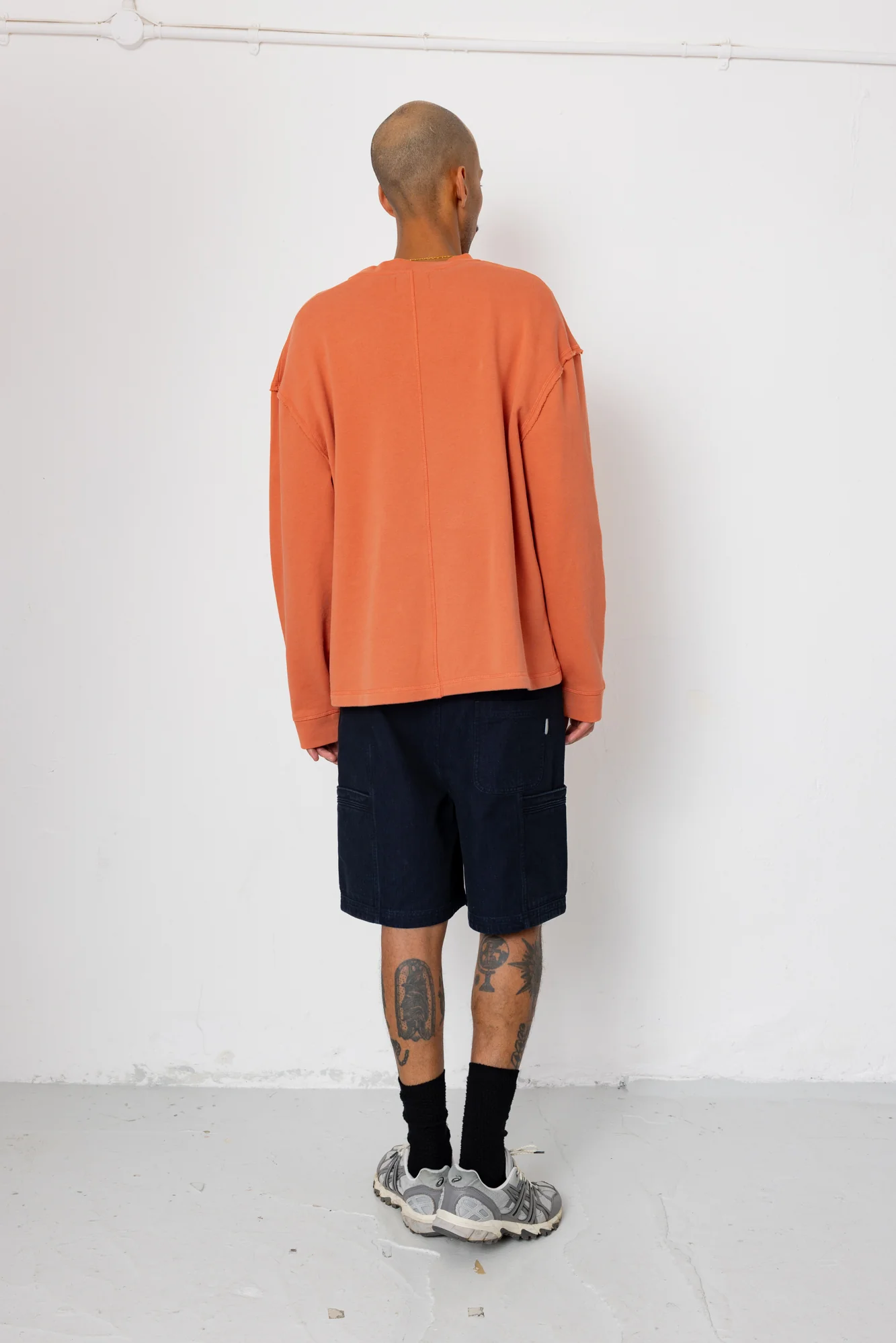Lunar Jean Short - Deep Indigo Herringbone - Image 7