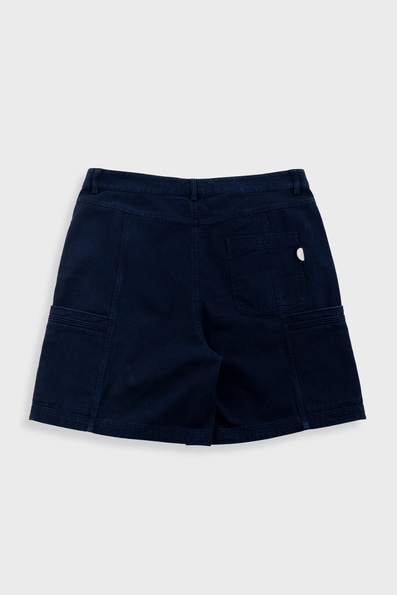 Lunar Jean Short - Deep Indigo Herringbone - Image 8