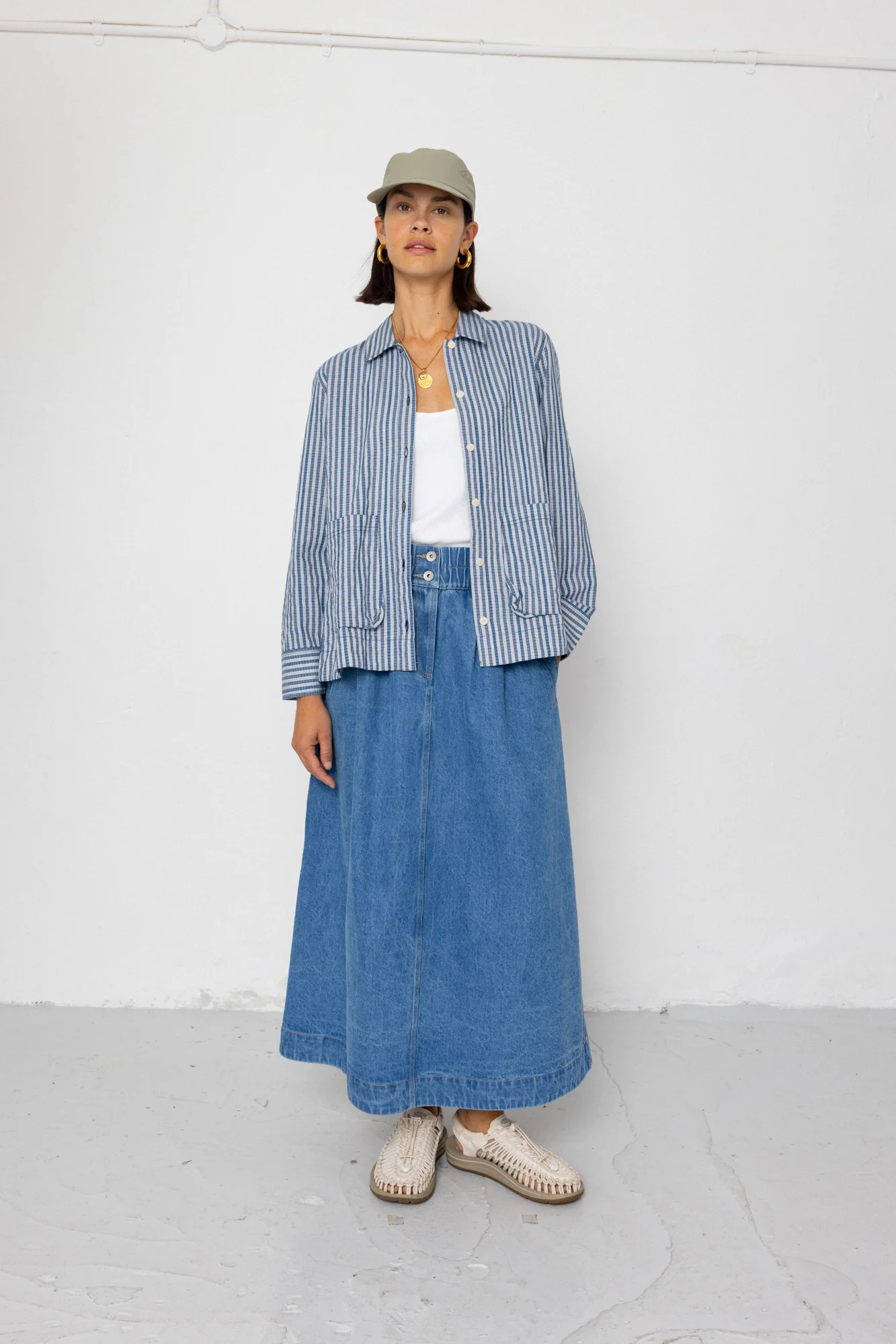 Maxi Skirt - Heavy Bleach Wash - Image 9