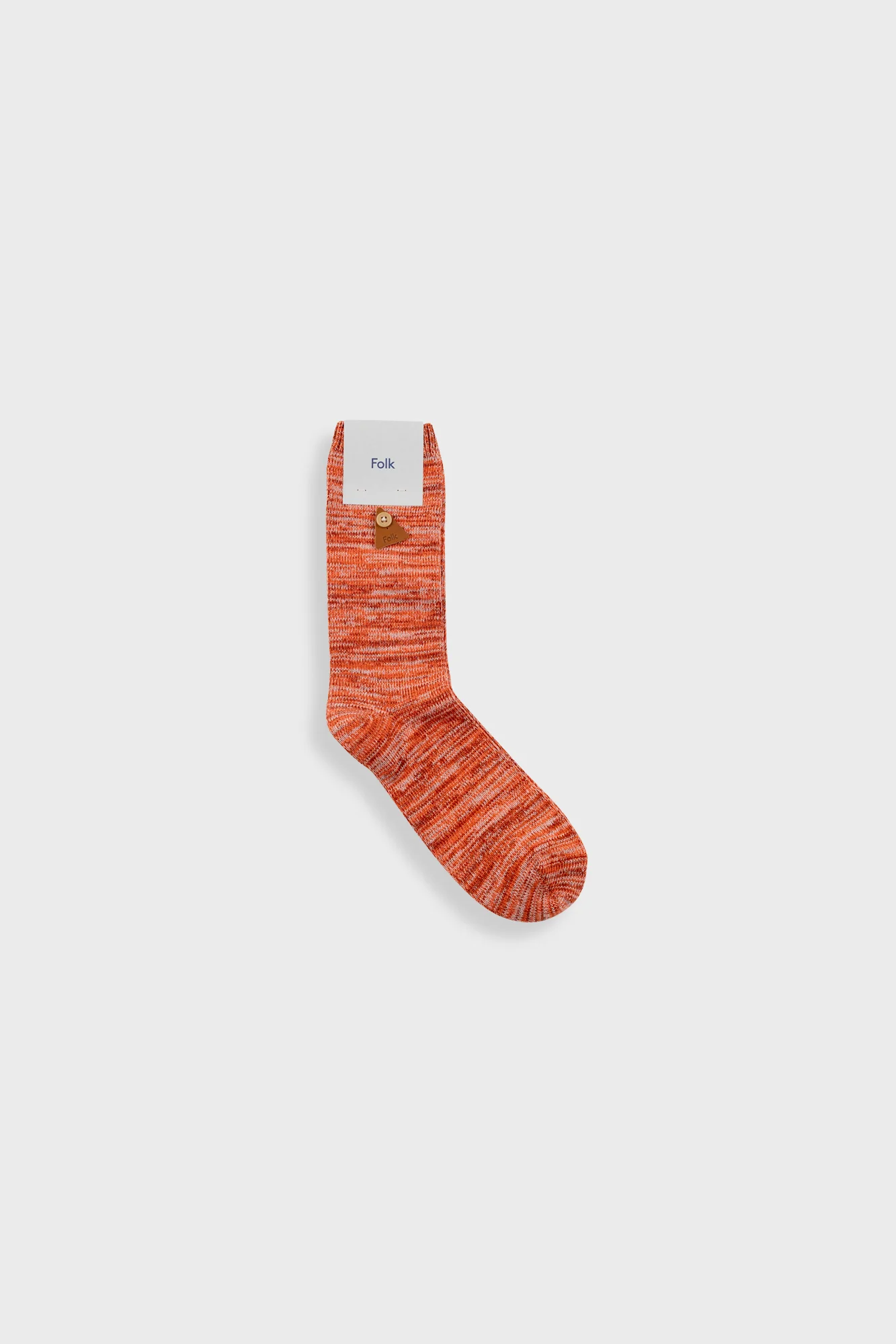 Melange Sock - Red Oxide Mix