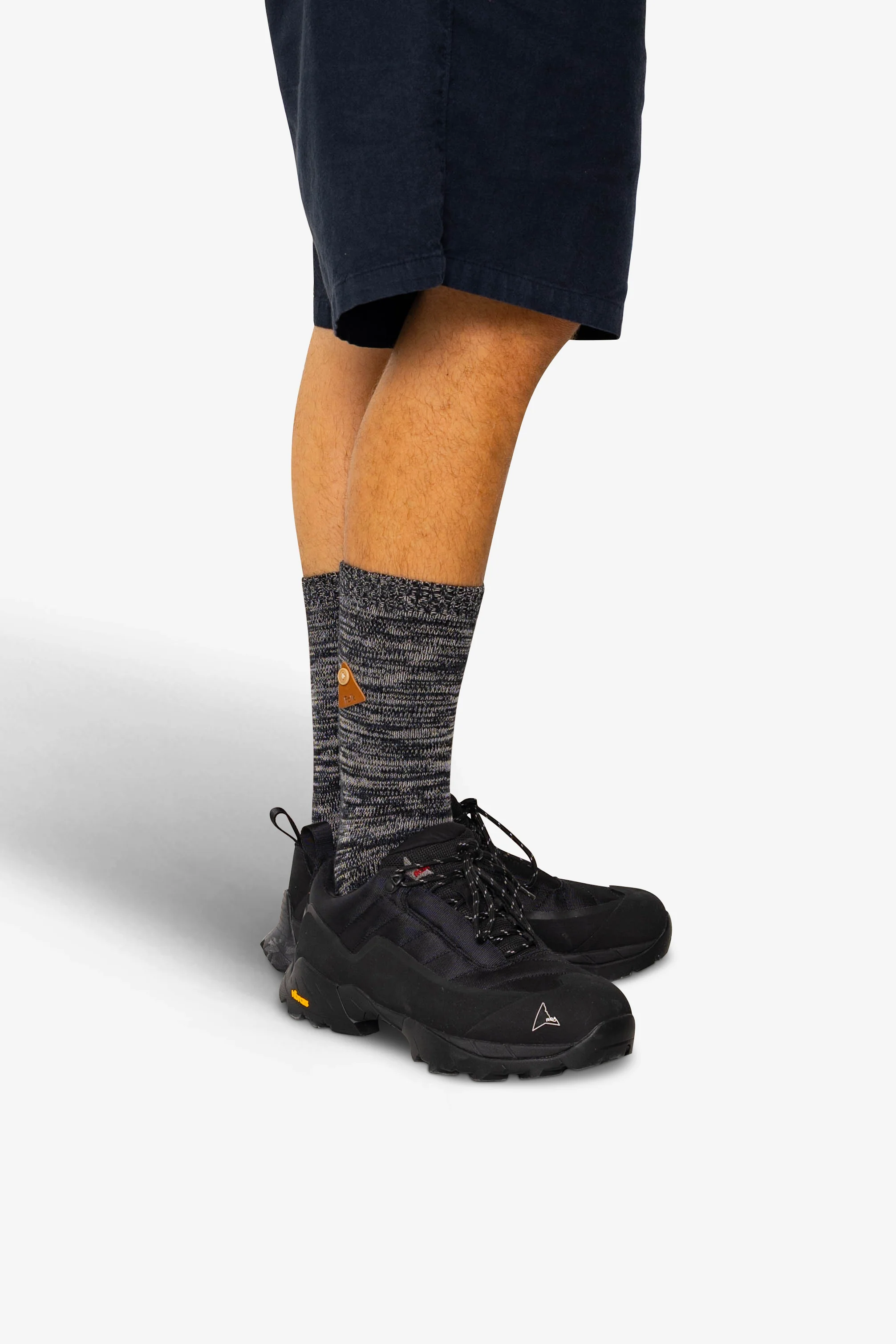 Melange Socks - Black Mix - Image 3