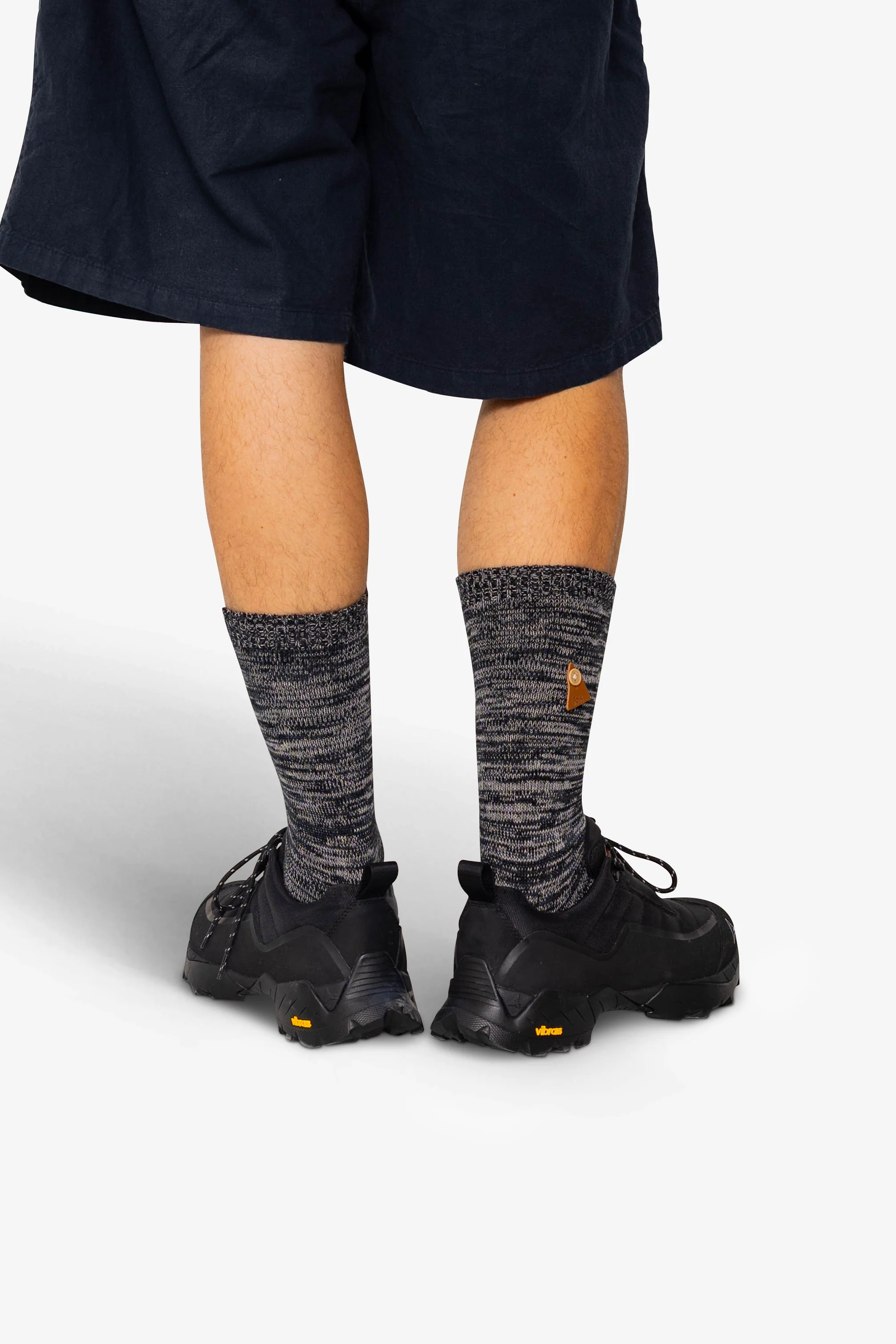 Melange Socks - Black Mix - Image 4
