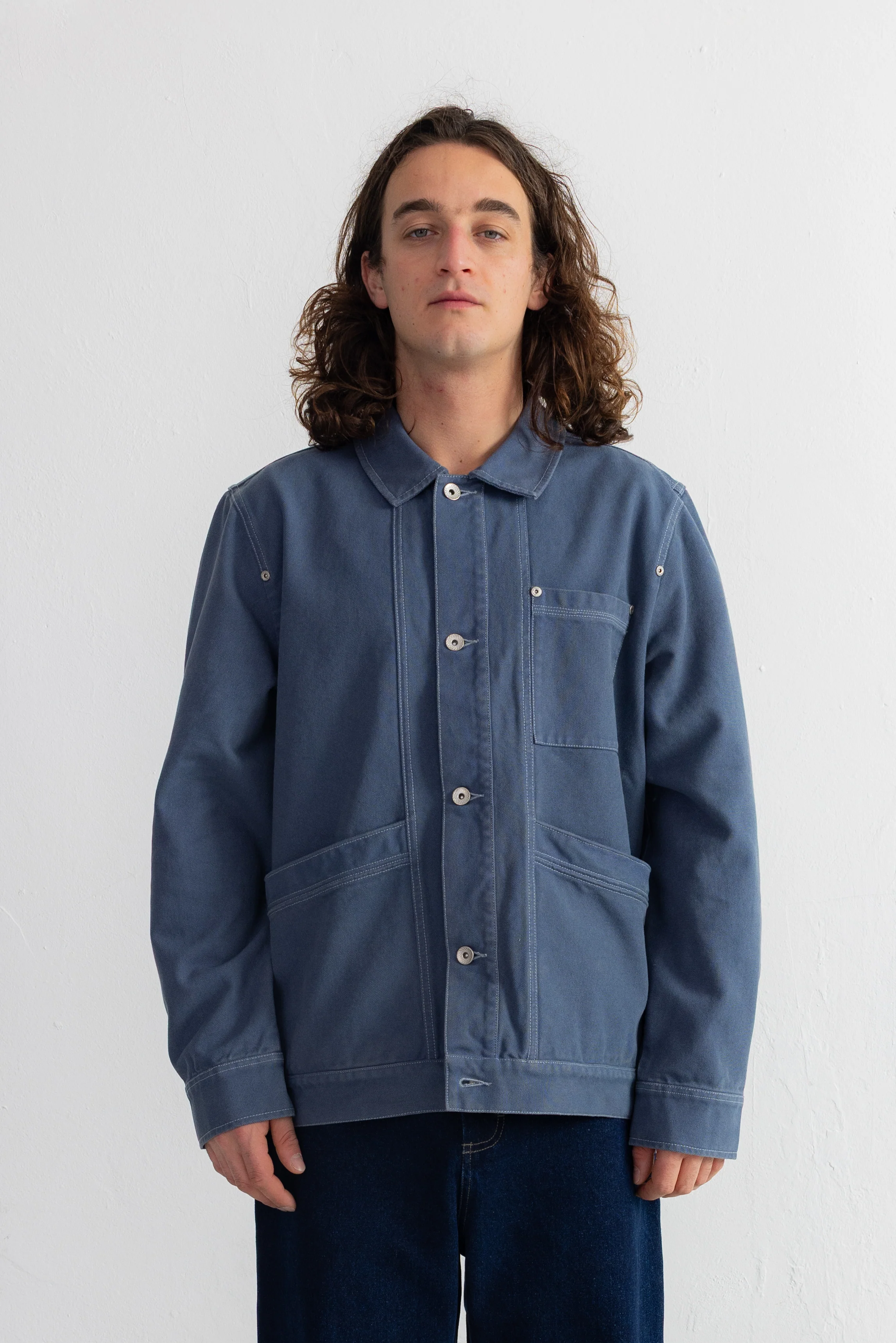 Meyer Jean Jacket - Soft Blue