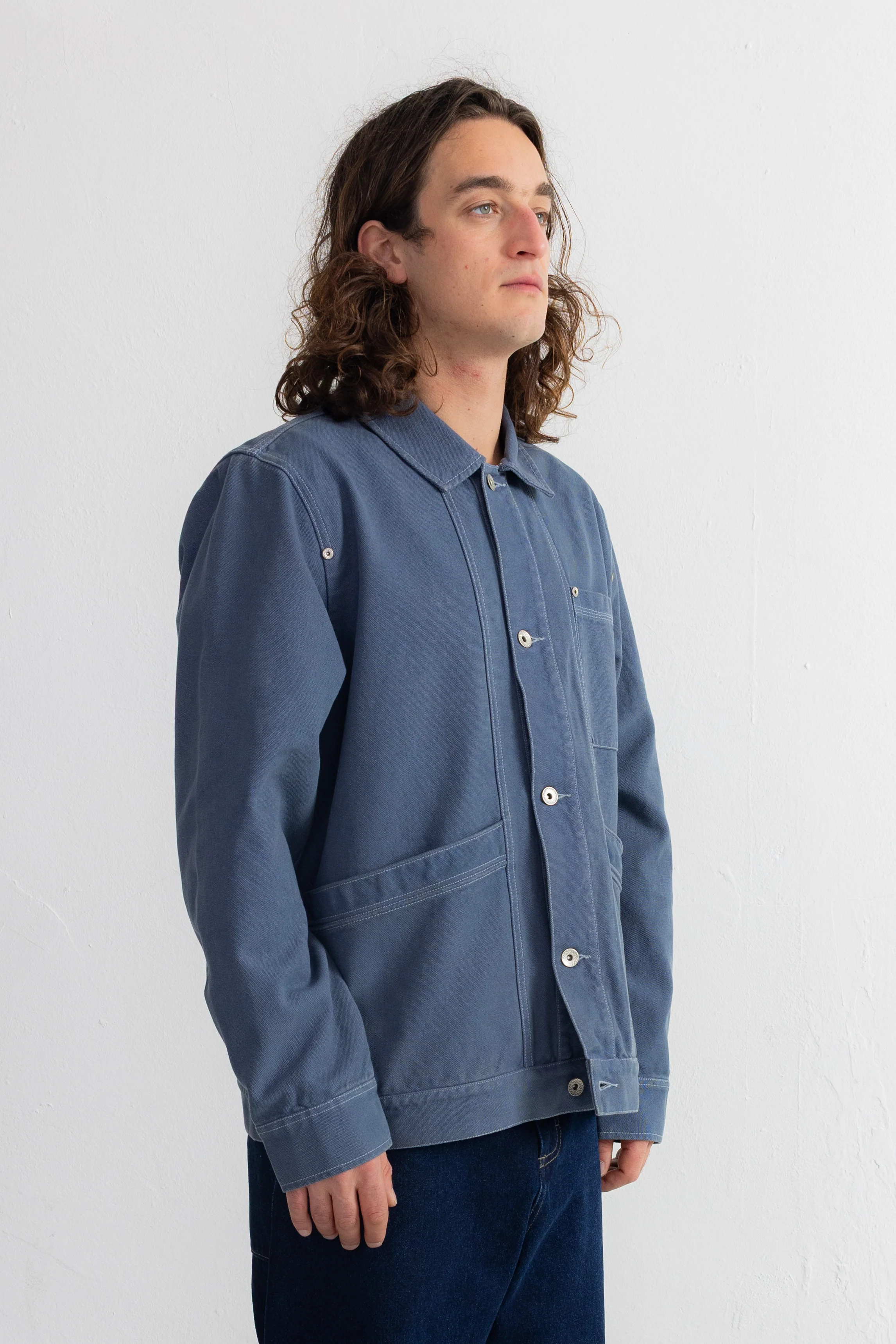 Meyer Jean Jacket - Soft Blue - Image 2