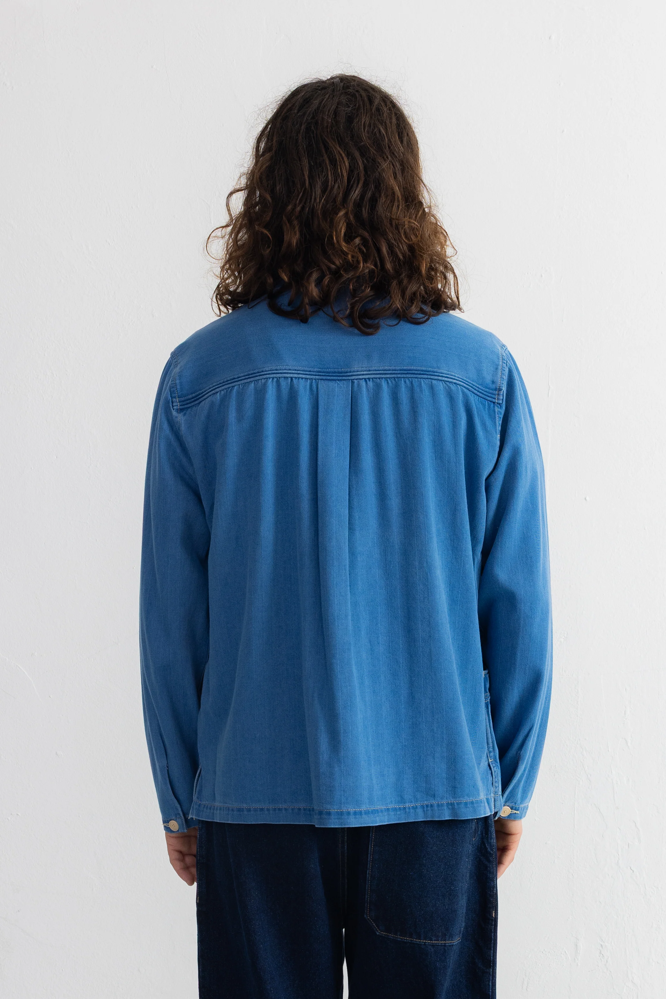 Meyer Shirt Jacket - Herringbone Denim - Image 4