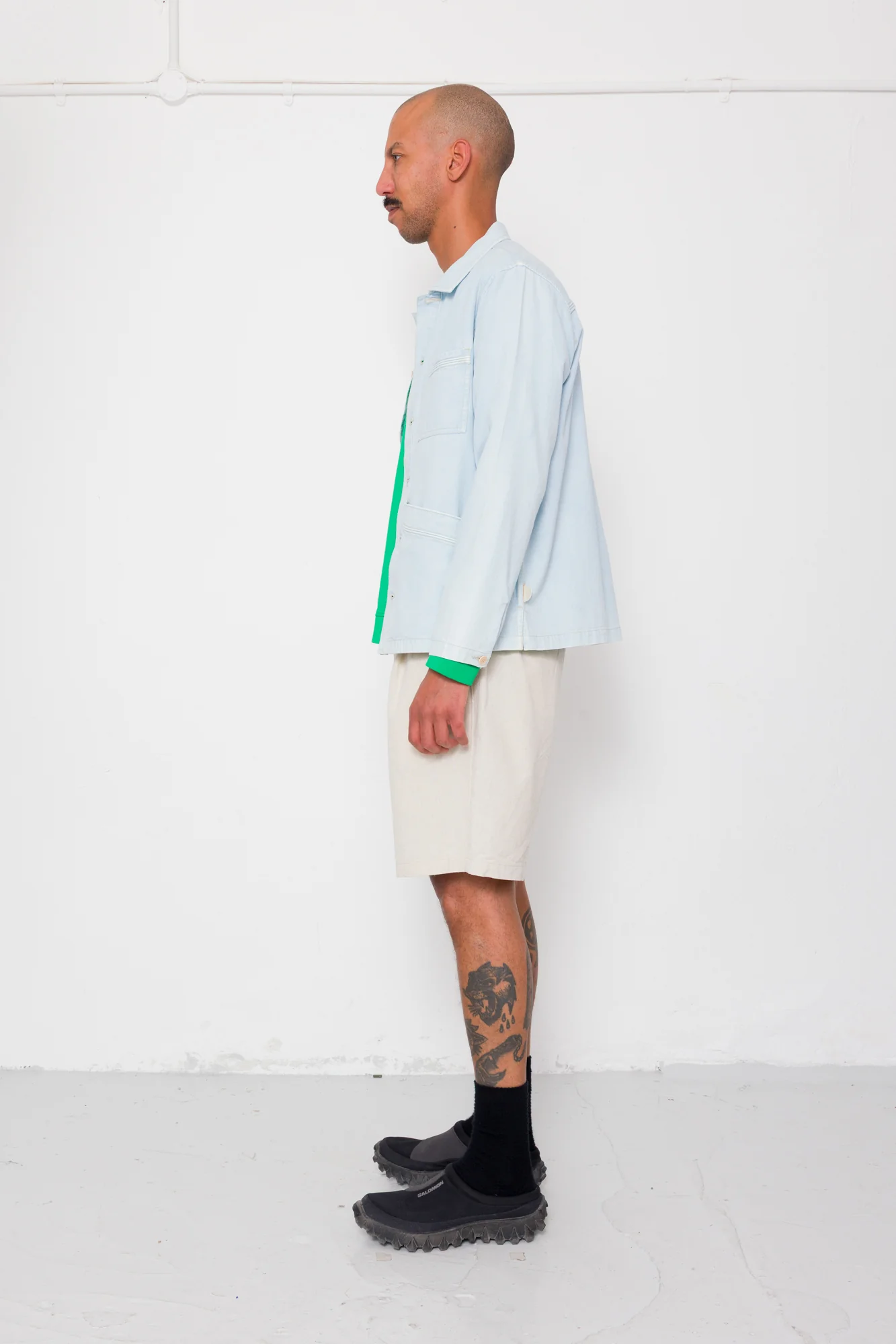 Meyer Shirt Jacket - Light Denim - Image 7