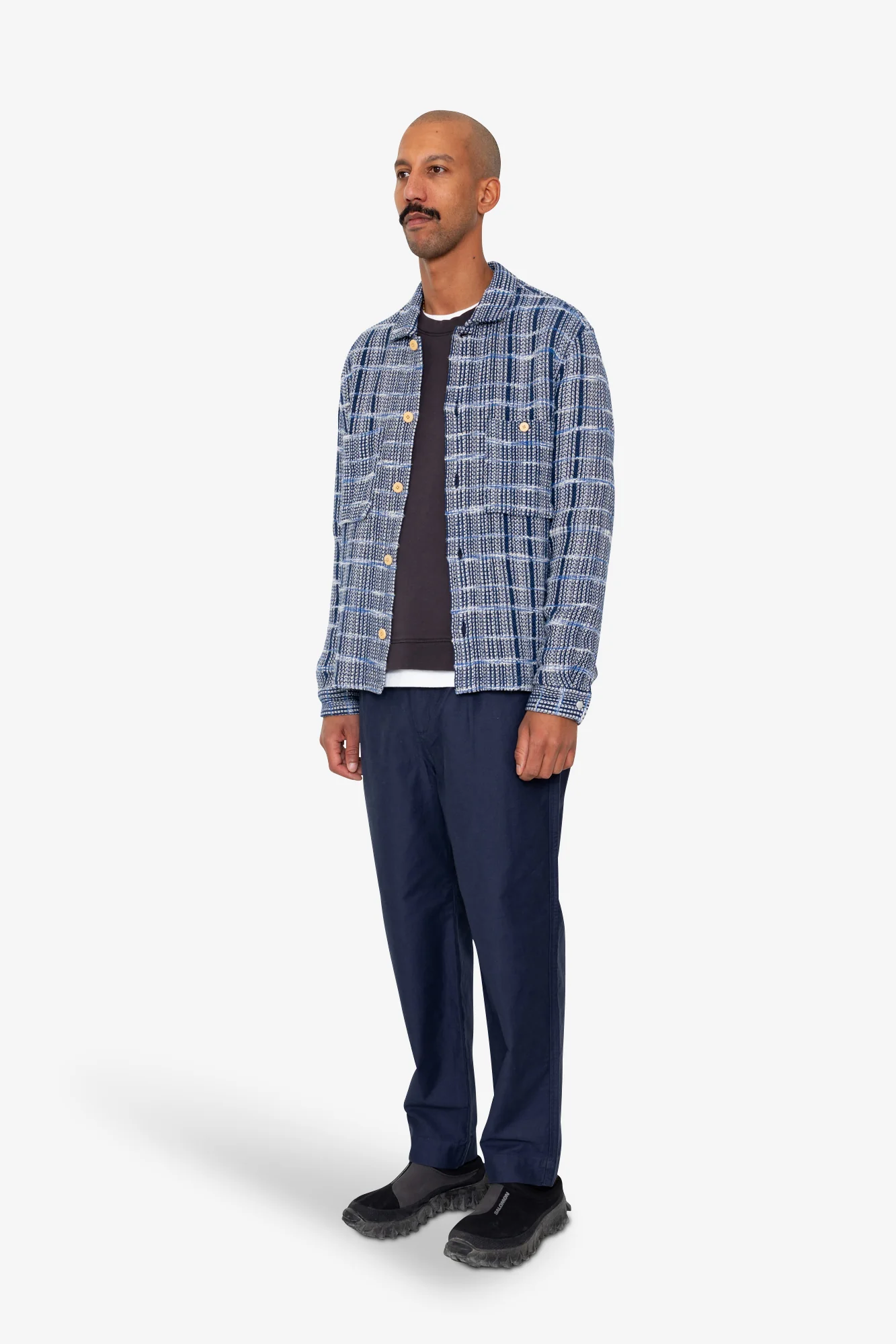 Patch Overshirt - Blue Tapestry - Image 3