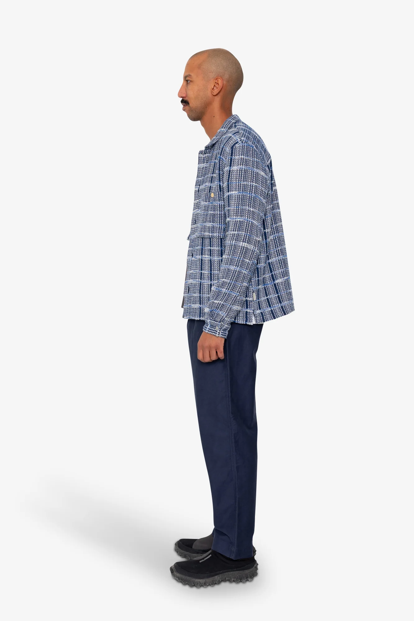 Patch Overshirt - Blue Tapestry - Image 4