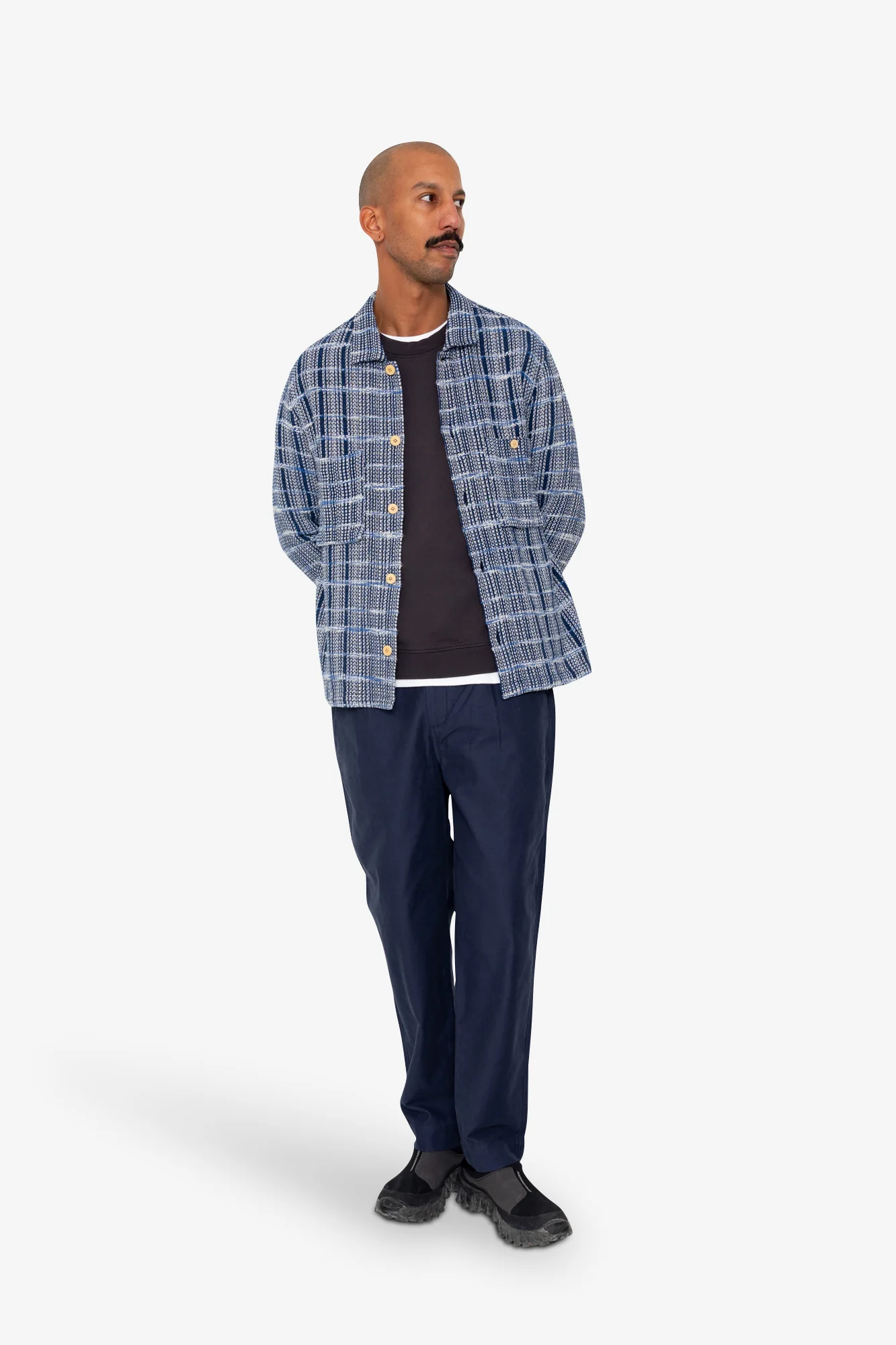 Patch Overshirt - Blue Tapestry - Image 7