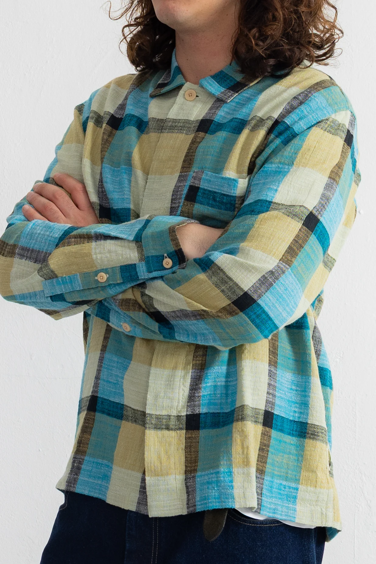 Patch Shirt - Multigingham Check - Image 6