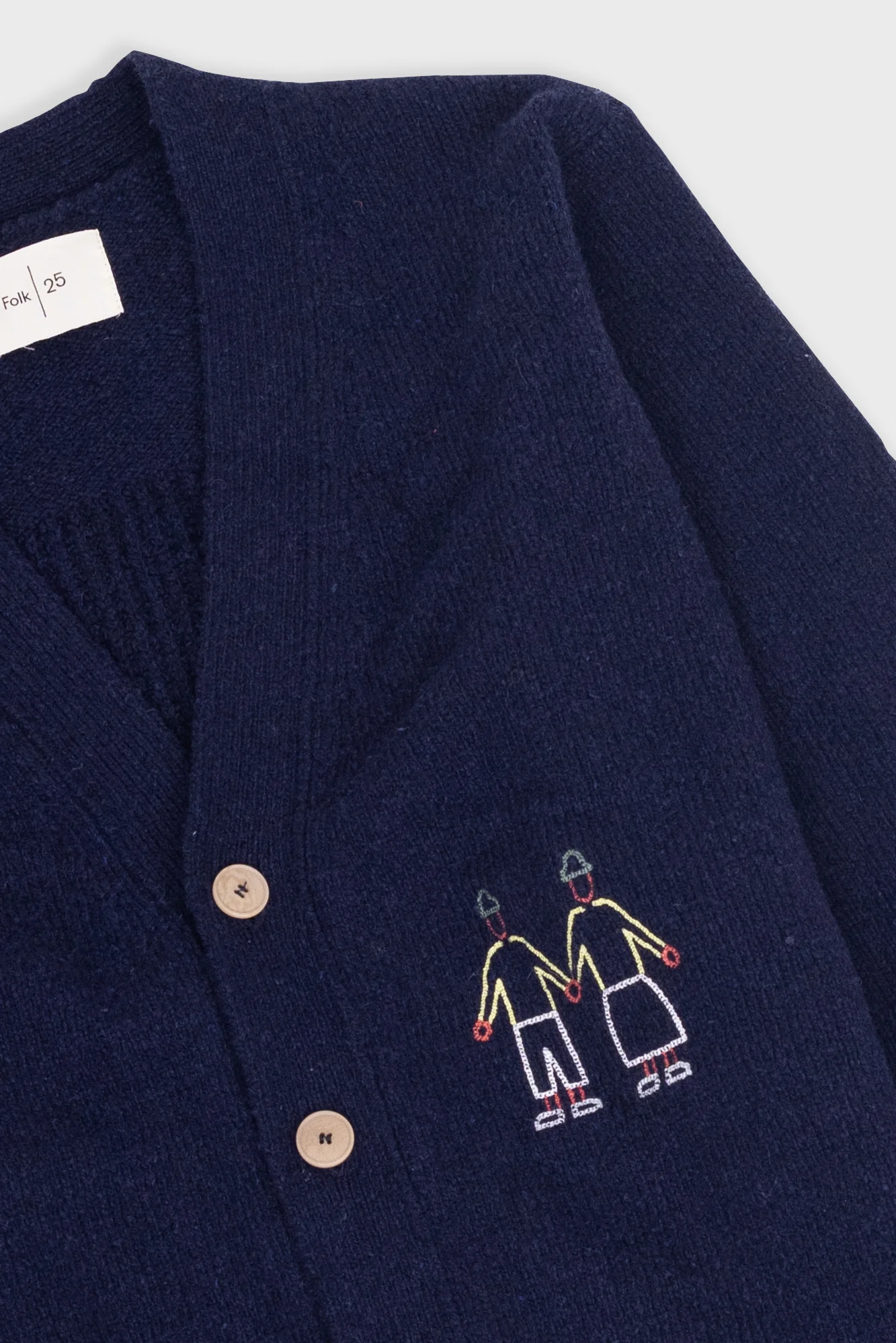 People Cardigan - Navy Mix - Image 5