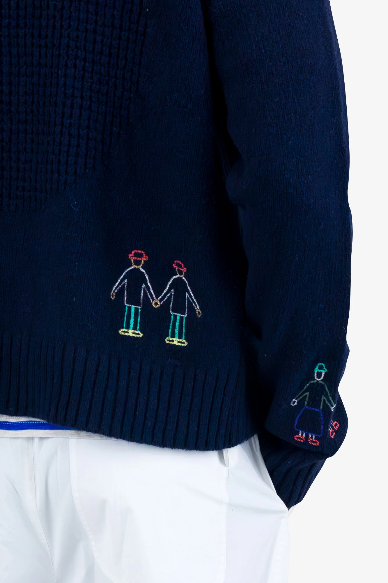 People Cardigan - Navy Mix - Image 8