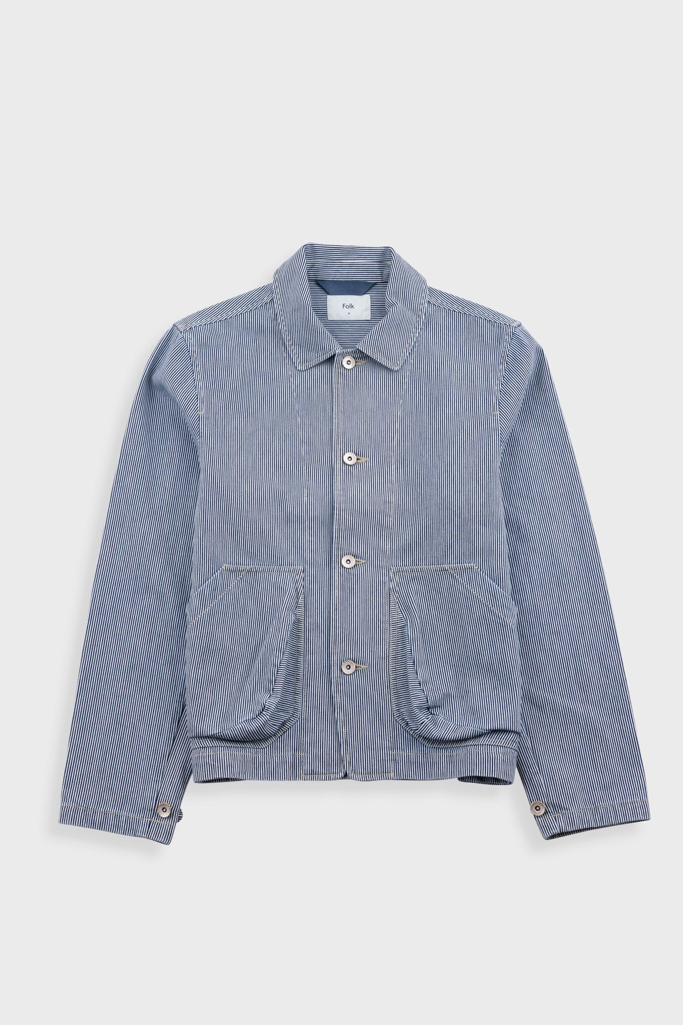 Prism Jacket - Indigo Ticking Stripe