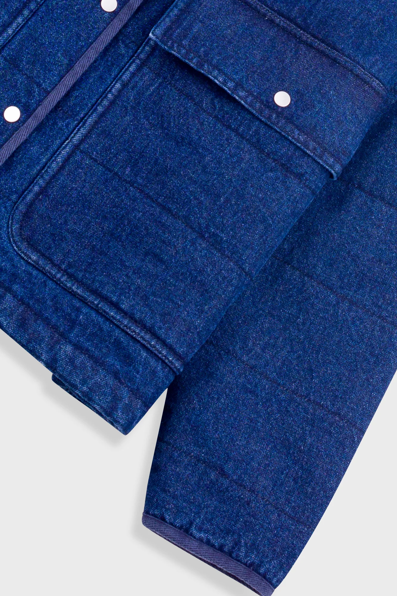 Quilted Liner - Indigo Denim - Image 6