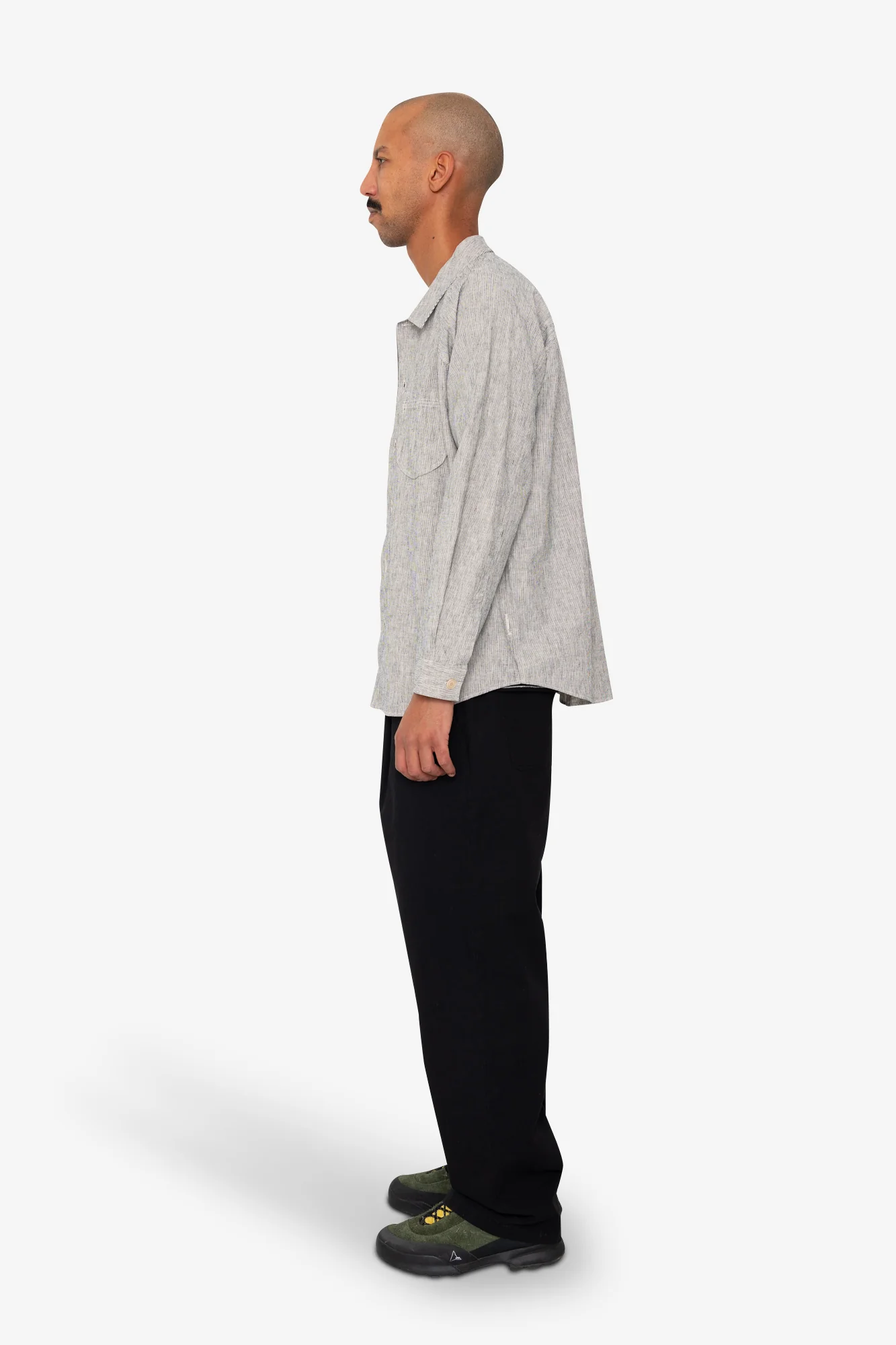 Raglan Shirt - Black Microstripe - Image 3