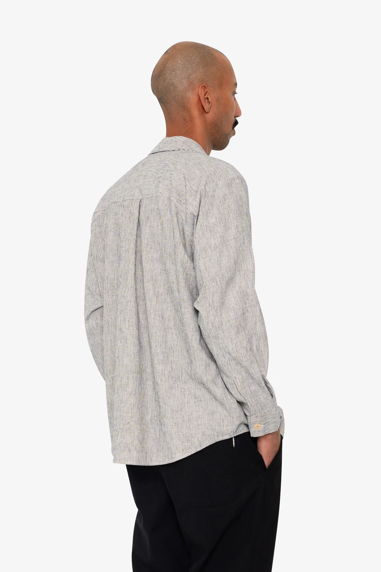 Raglan Shirt - Black Microstripe - Image 4