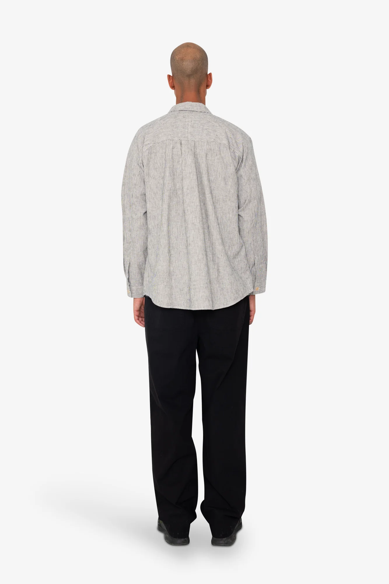 Raglan Shirt - Black Microstripe - Image 8