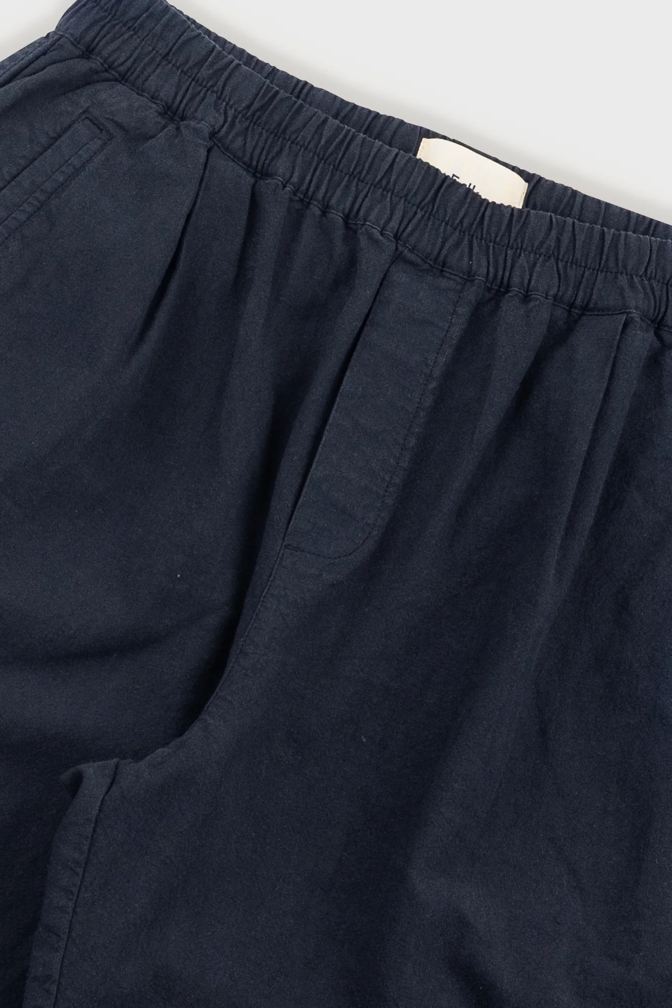 Relaxed Assembly Short - Black Cotton Linen - Image 5