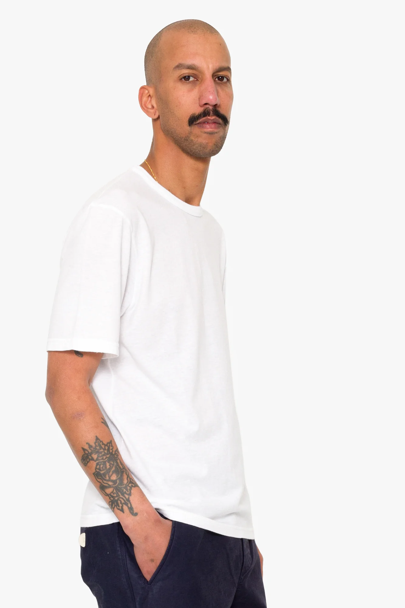Relaxed Assembly T-Shirt - White Nep - Image 6