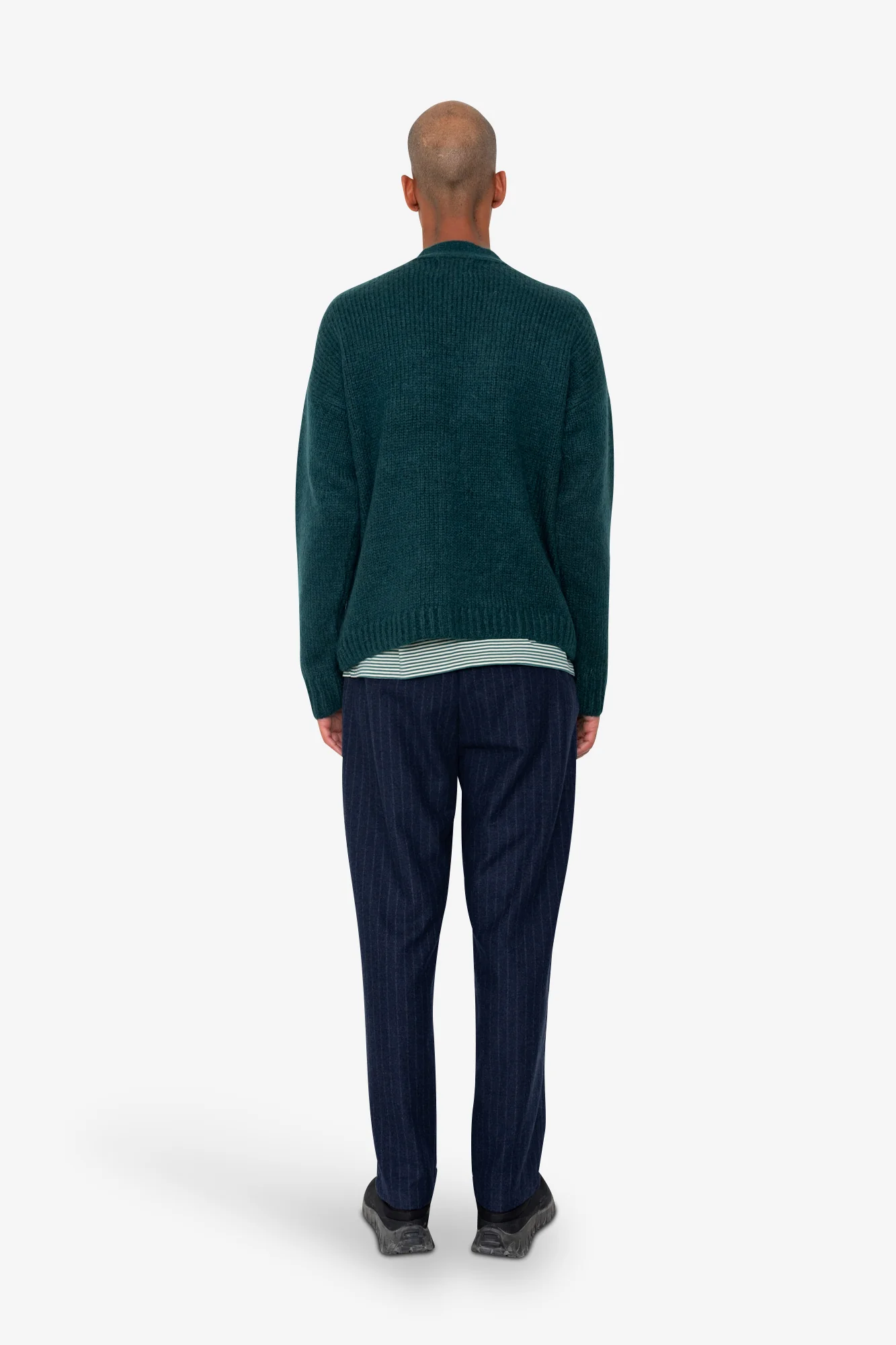 Relaxed Cardigan - Phthalo Green - Image 8